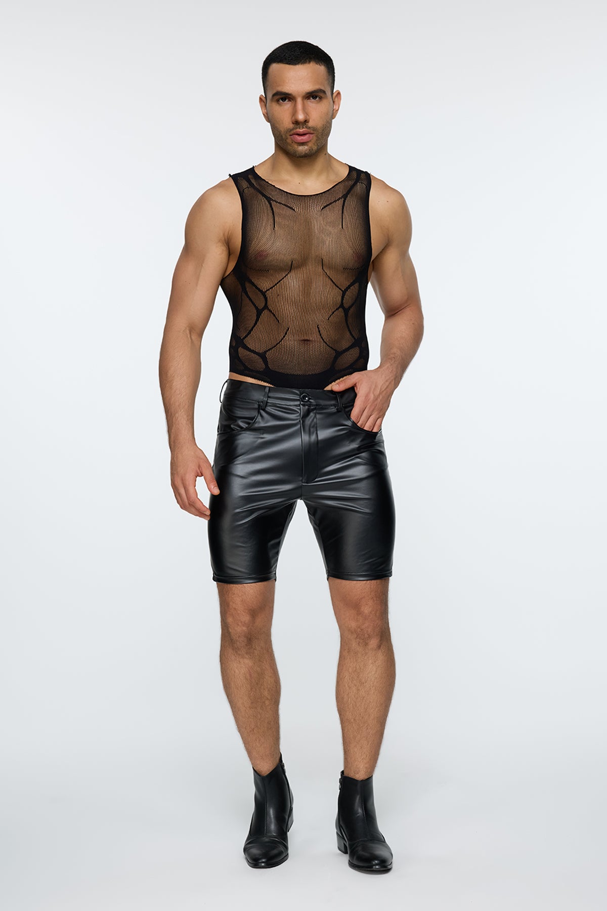 Fixed Contour Mesh Bodysuit