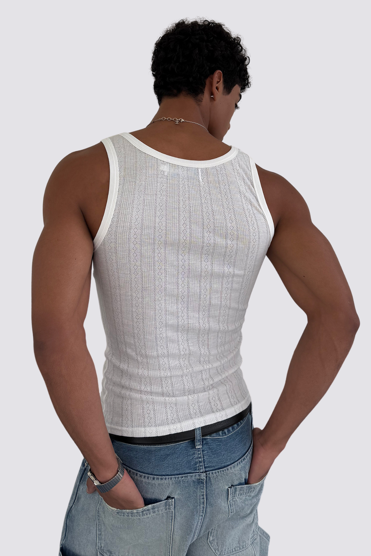 Fixed Line Sleeveless Top