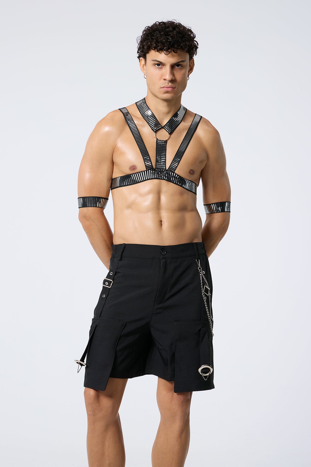 Flash Glow Sequin Chest Strap