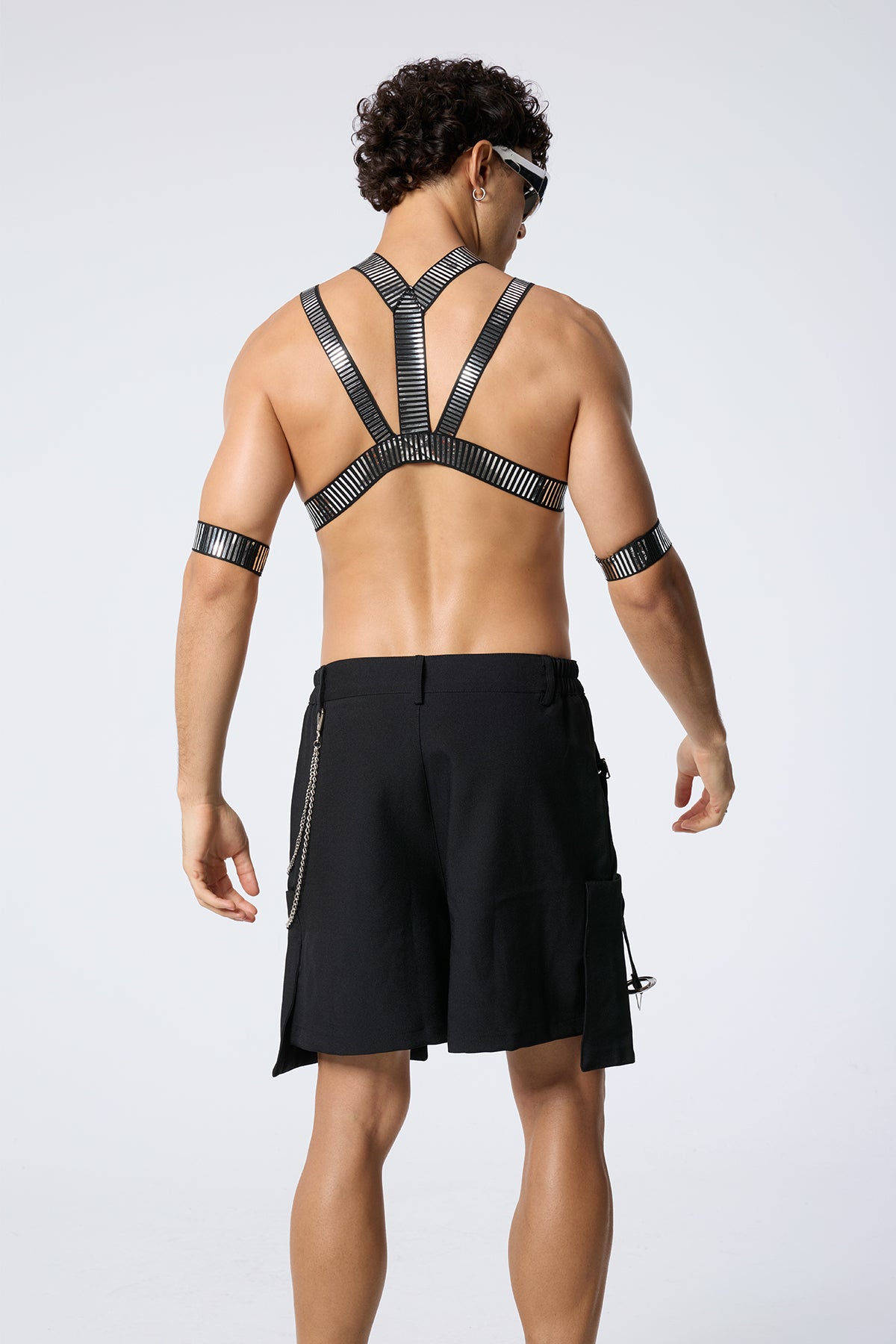 Flash Glow Sequin Chest Strap