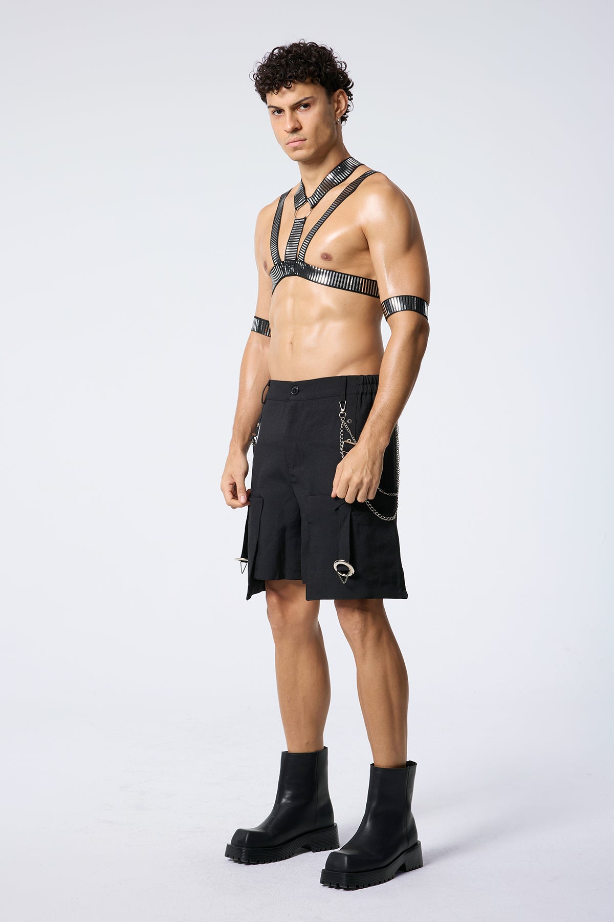 Flash Glow Sequin Chest Strap