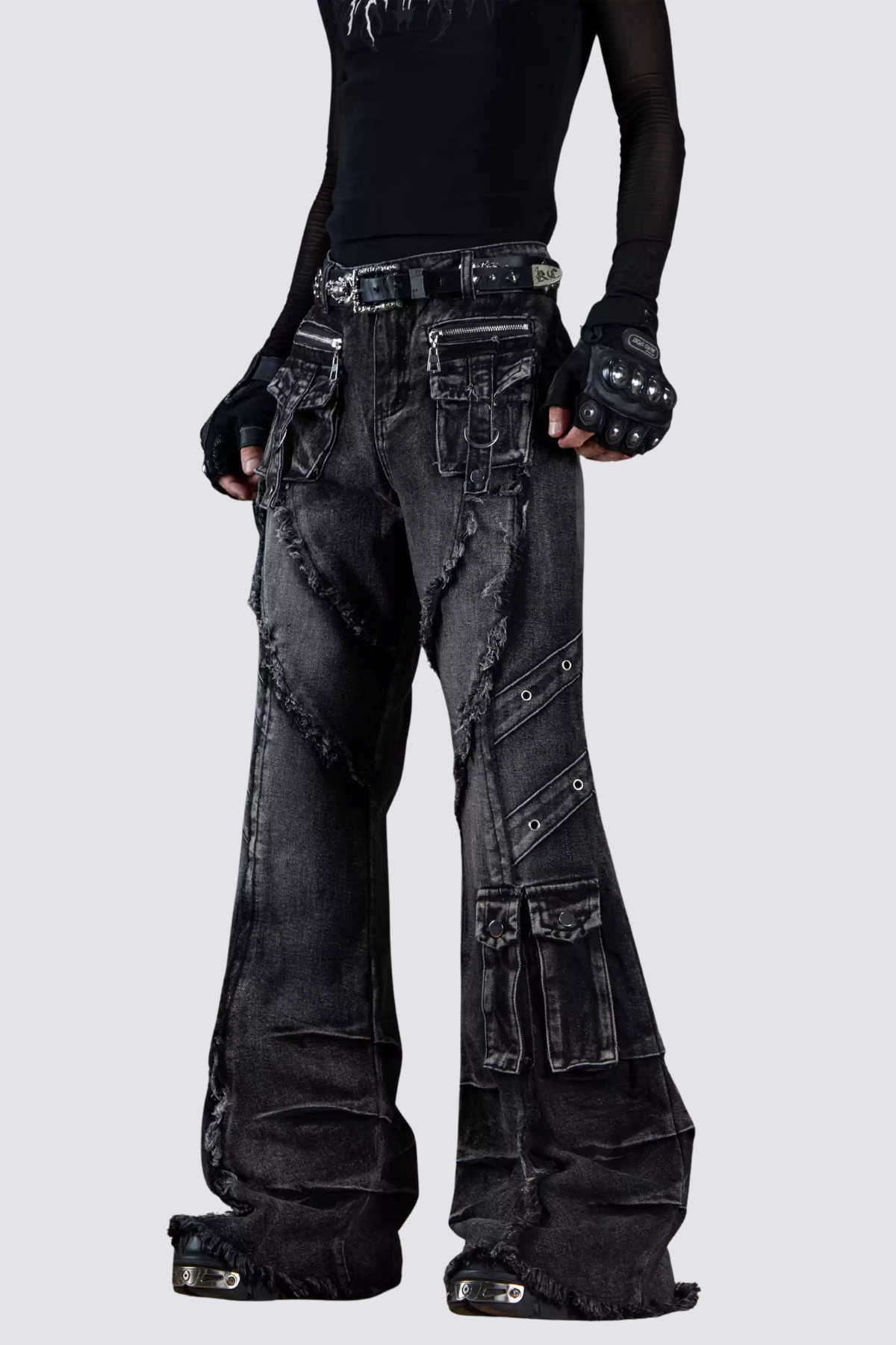 Flash Tone Bootcut Jeans