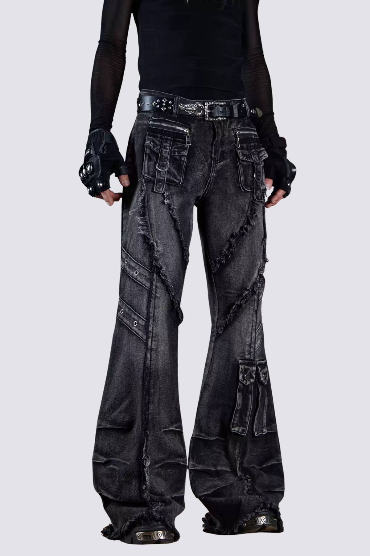 Flash Tone Bootcut Jeans
