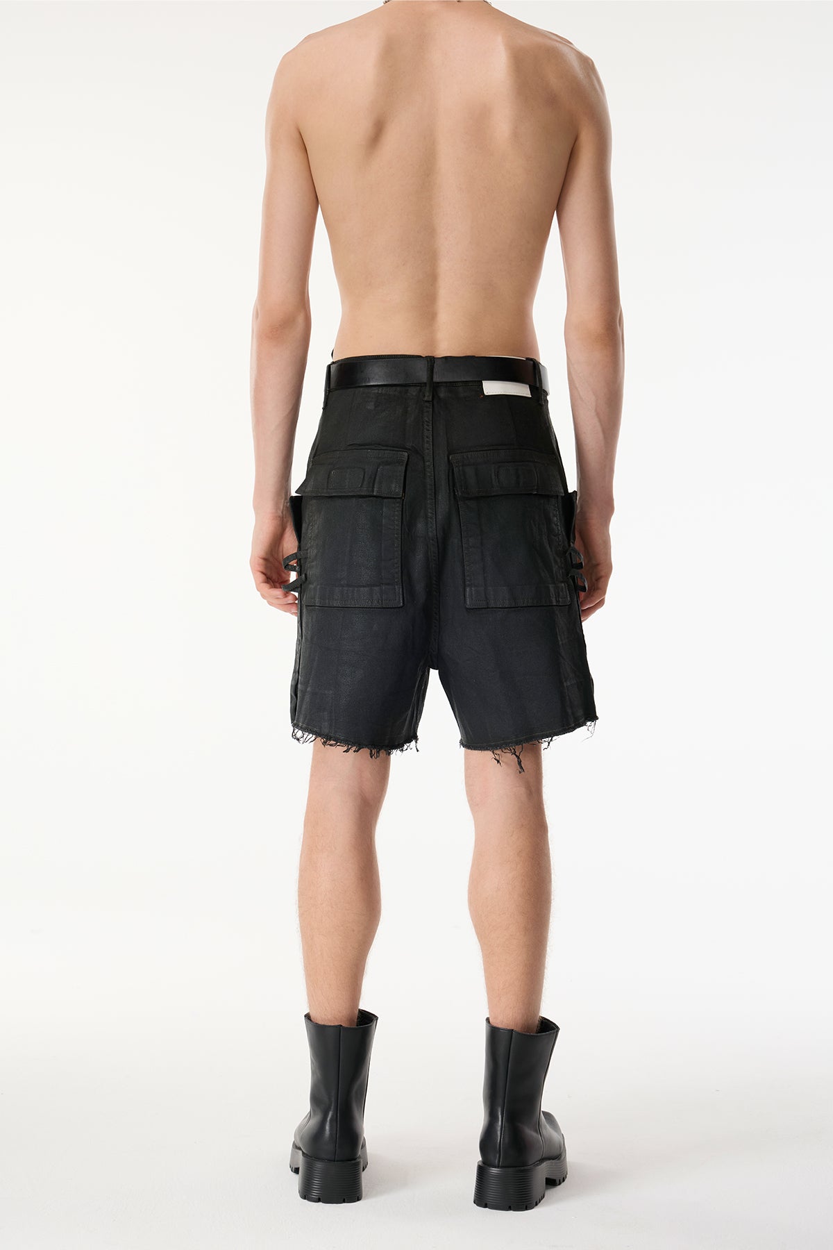 Flash Mark Denim Shorts