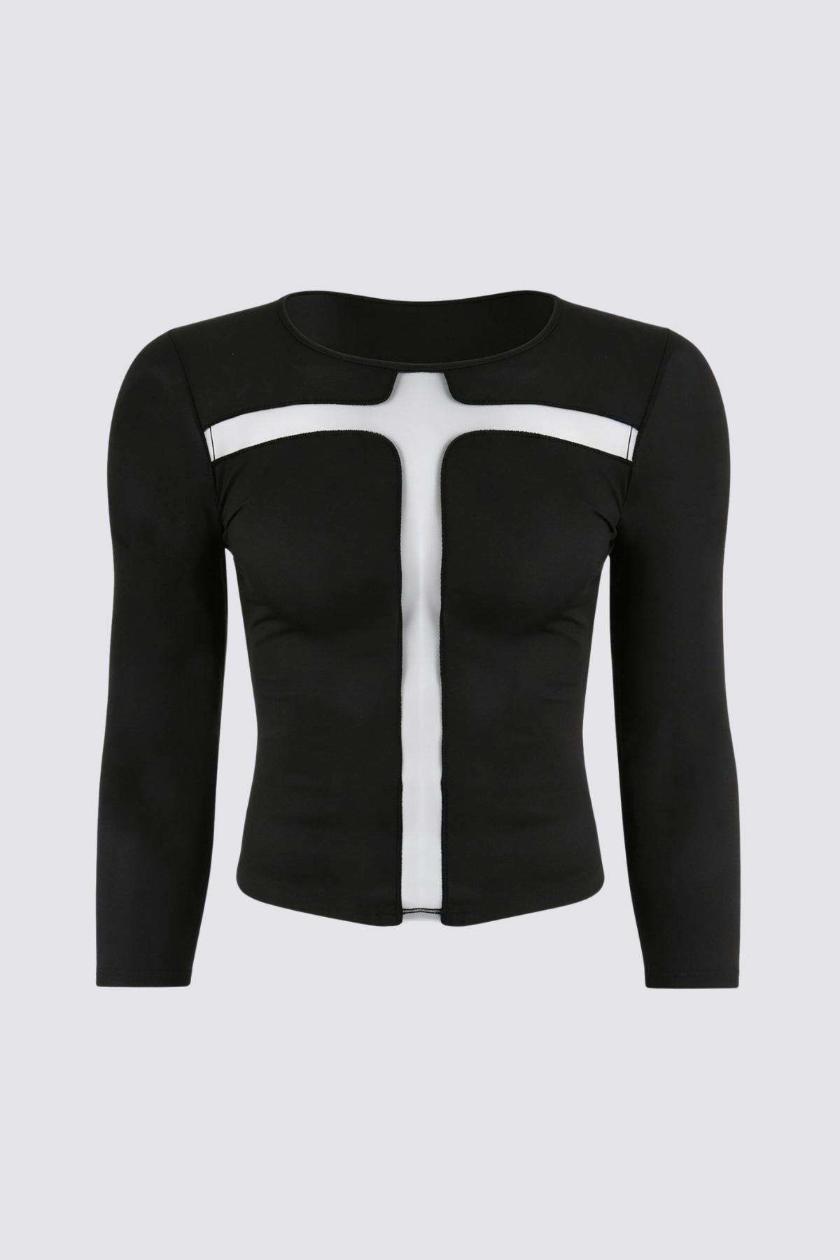 Flat Core Long Sleeve Cutout Top
