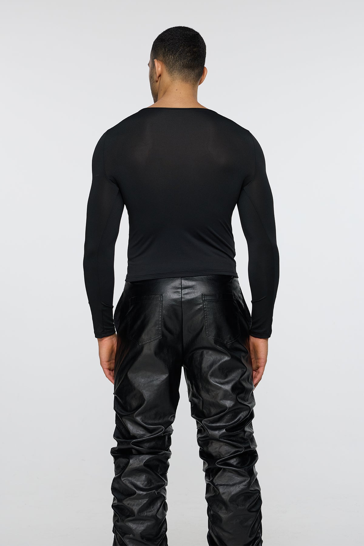 Flat Core Long Sleeve Cutout Top