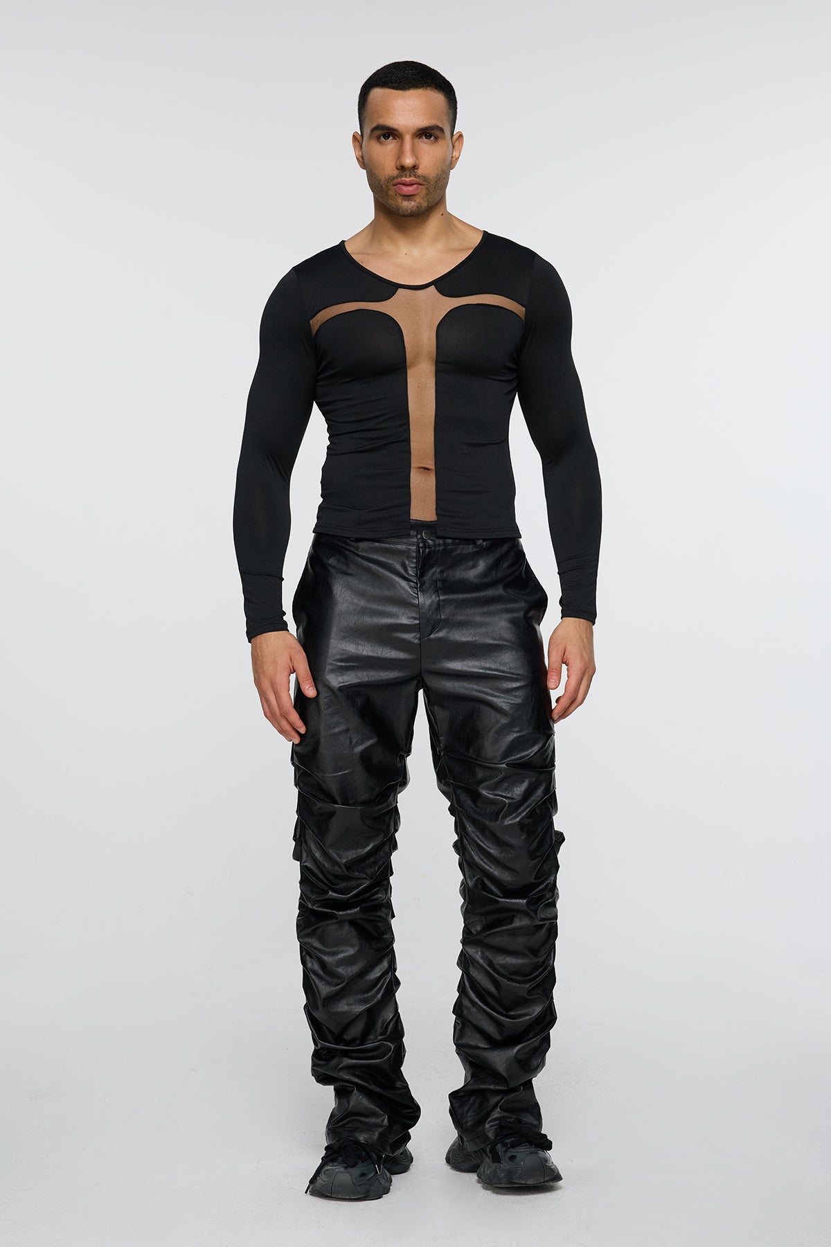 Flat Core Long Sleeve Cutout Top