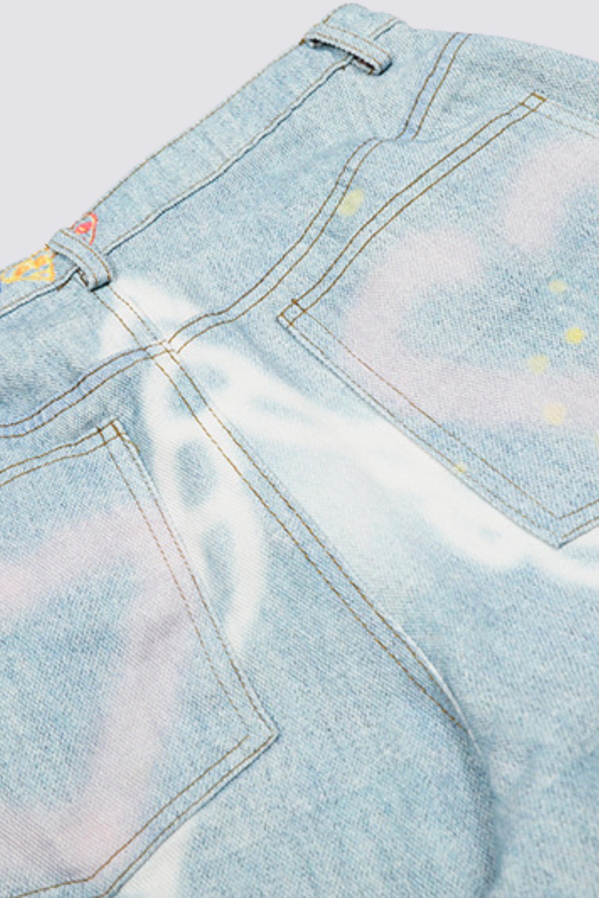 Flat Pulse Graffiti Straight Jeans