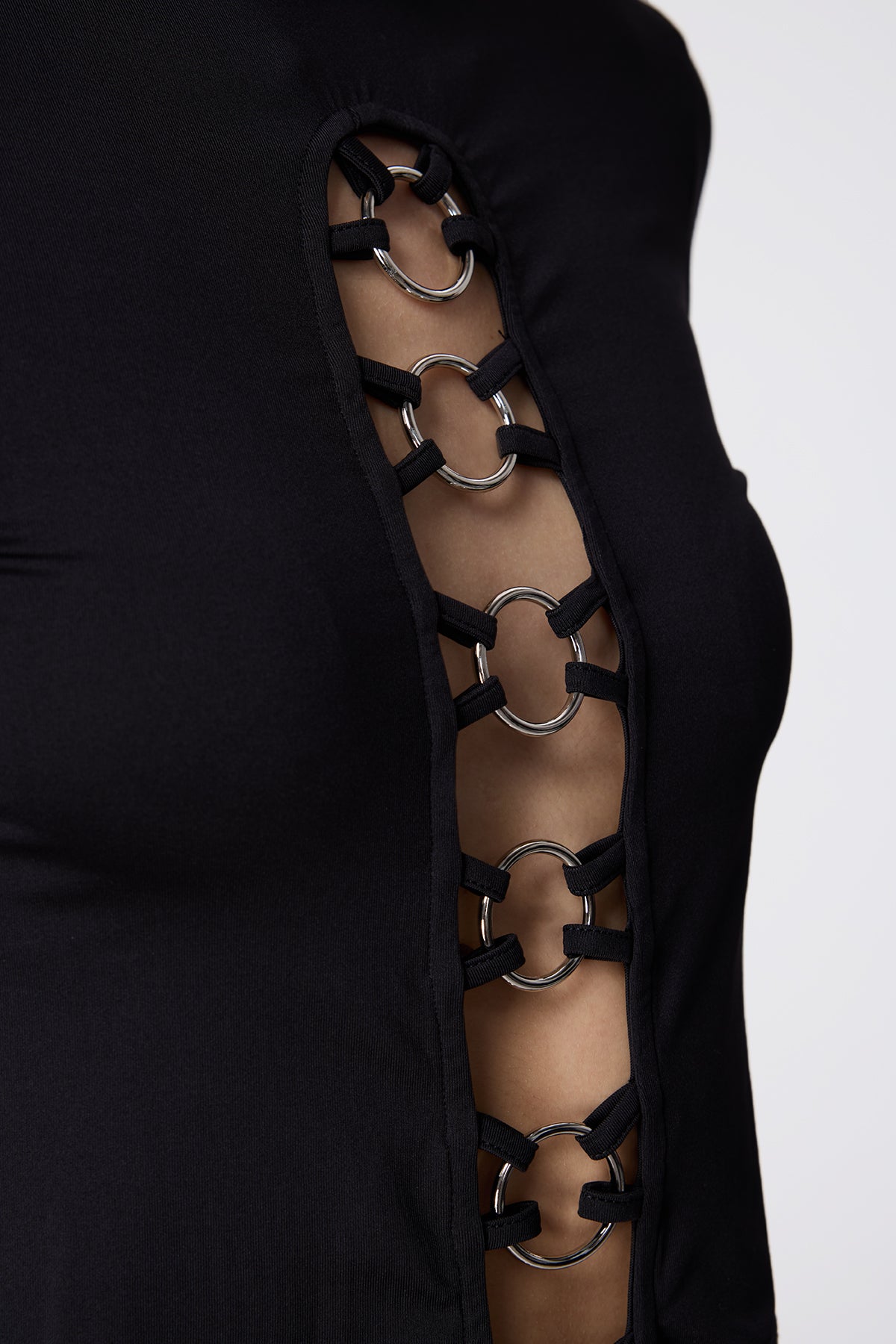 Flat Signal Buckle Cutout Top