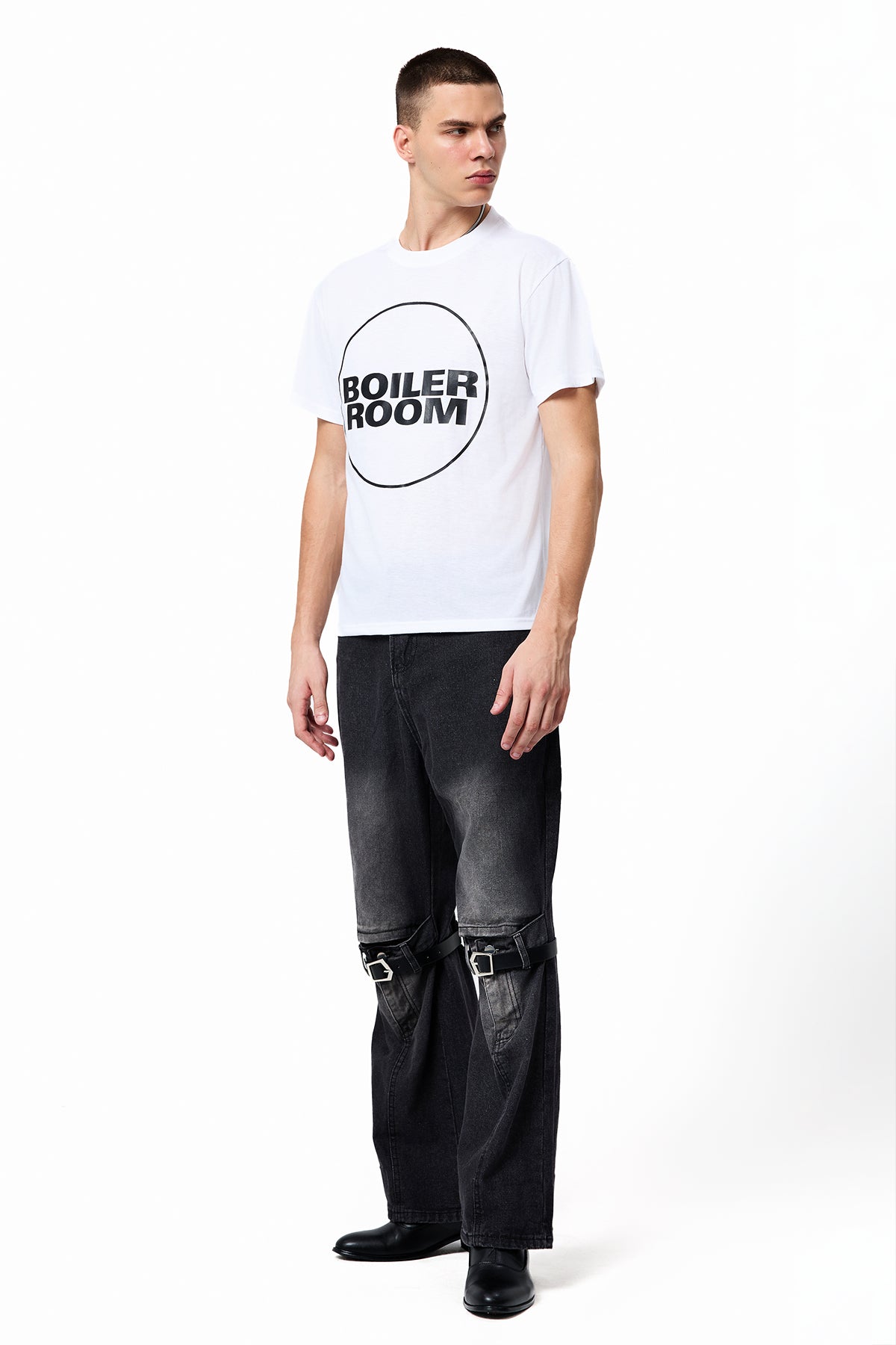 Flat Signal Letter Printed Top White