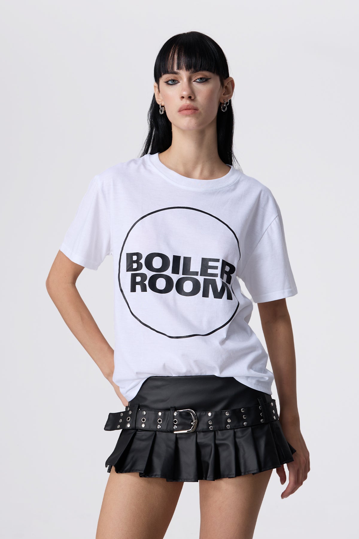 Flat Signal Letter Printed Top White