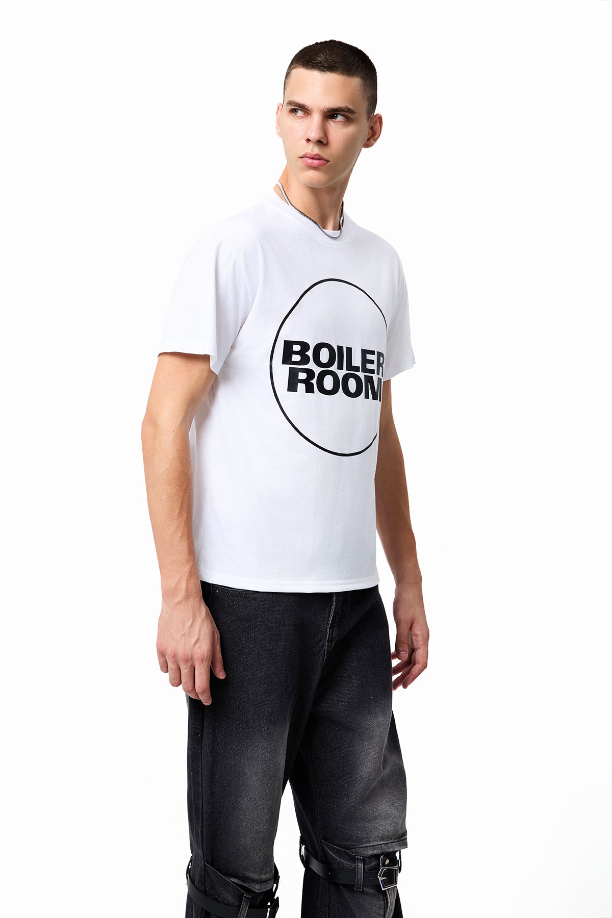 Flat Signal Letter Printed Top White