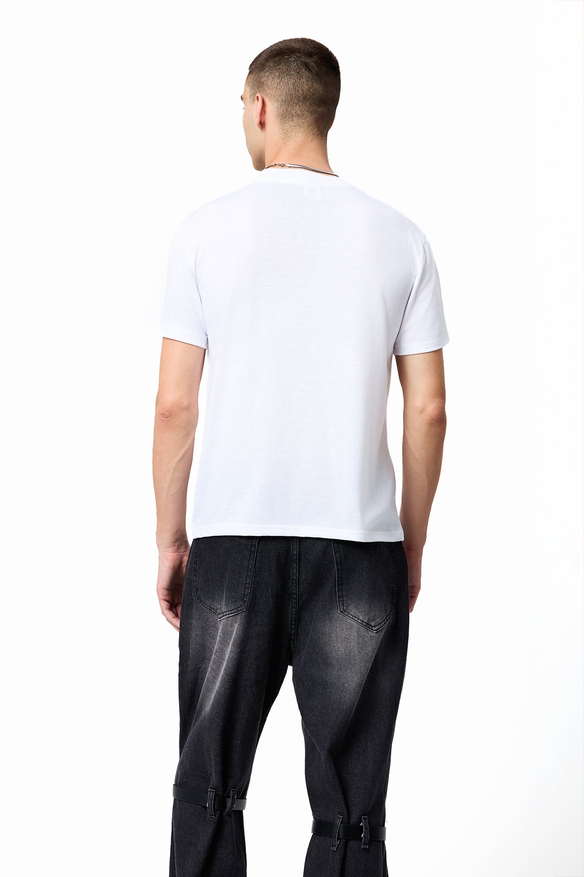 Flat Signal Letter Printed Top White