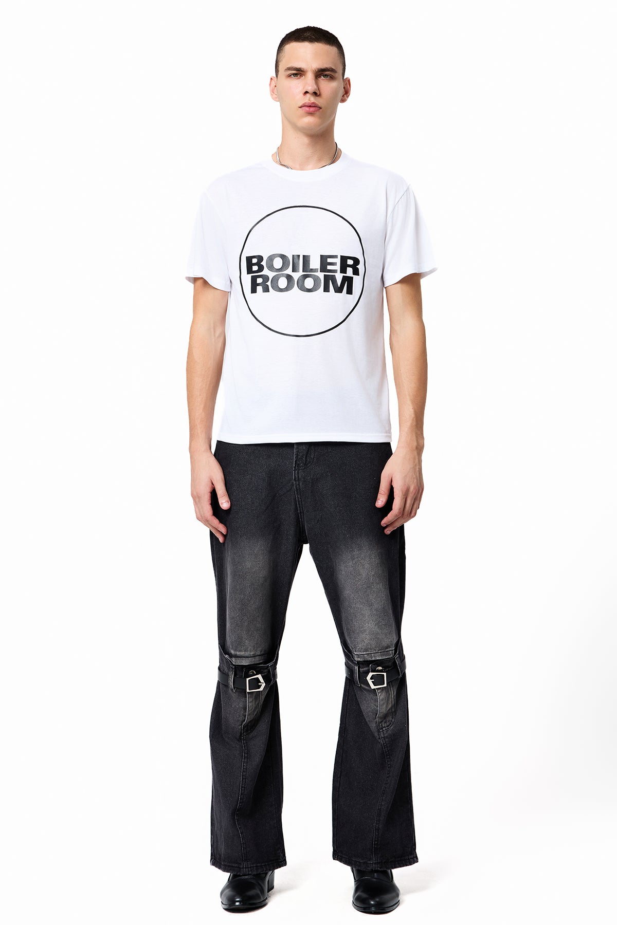 Flat Signal Letter Printed Top White