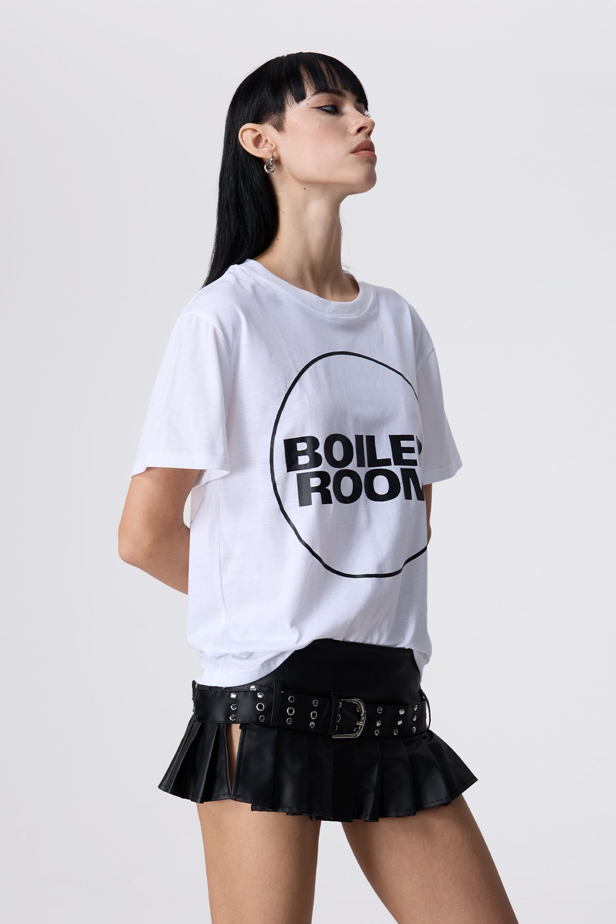 Flat Signal Letter Printed Top White