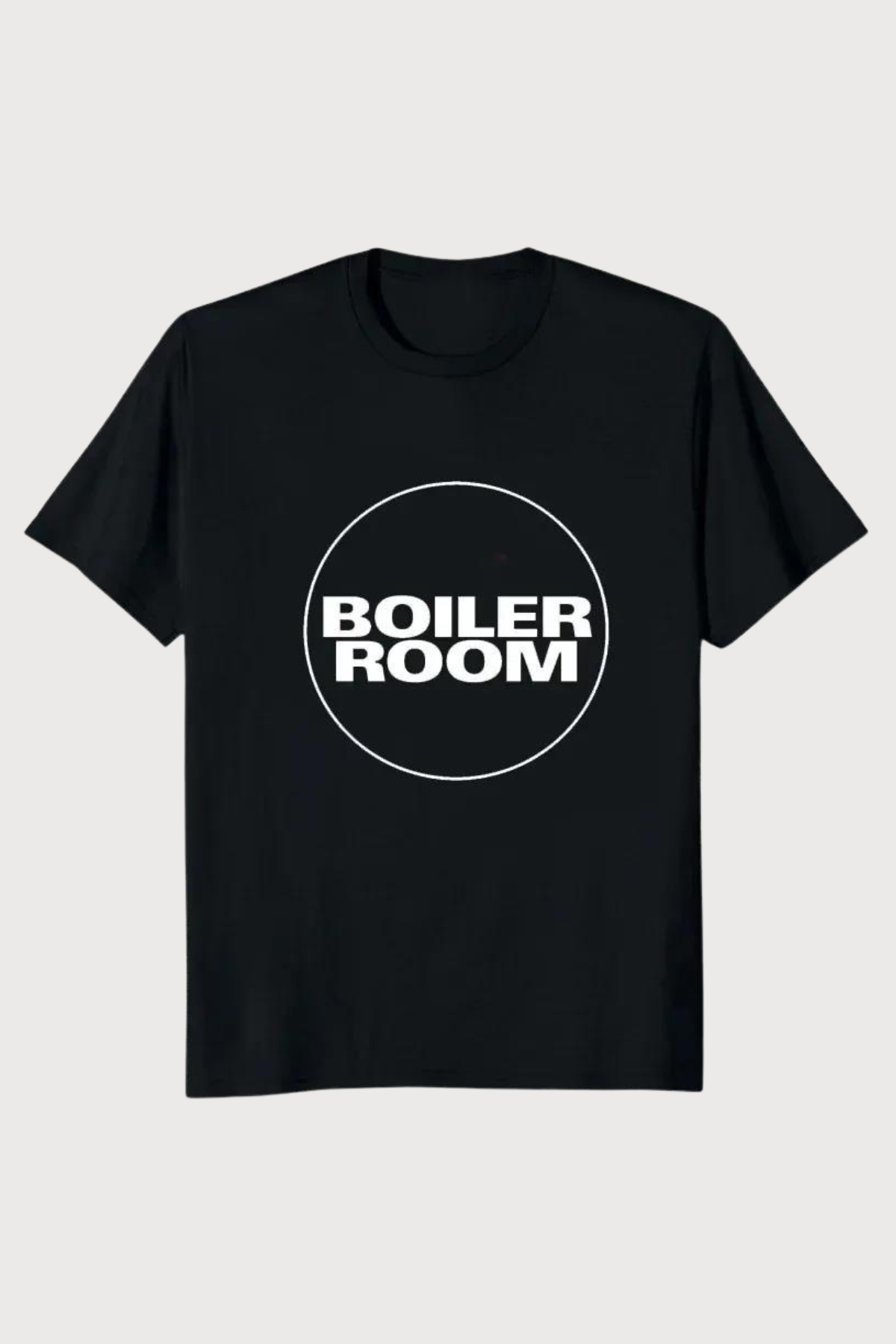 Flat Signal Letter Printed Top Black