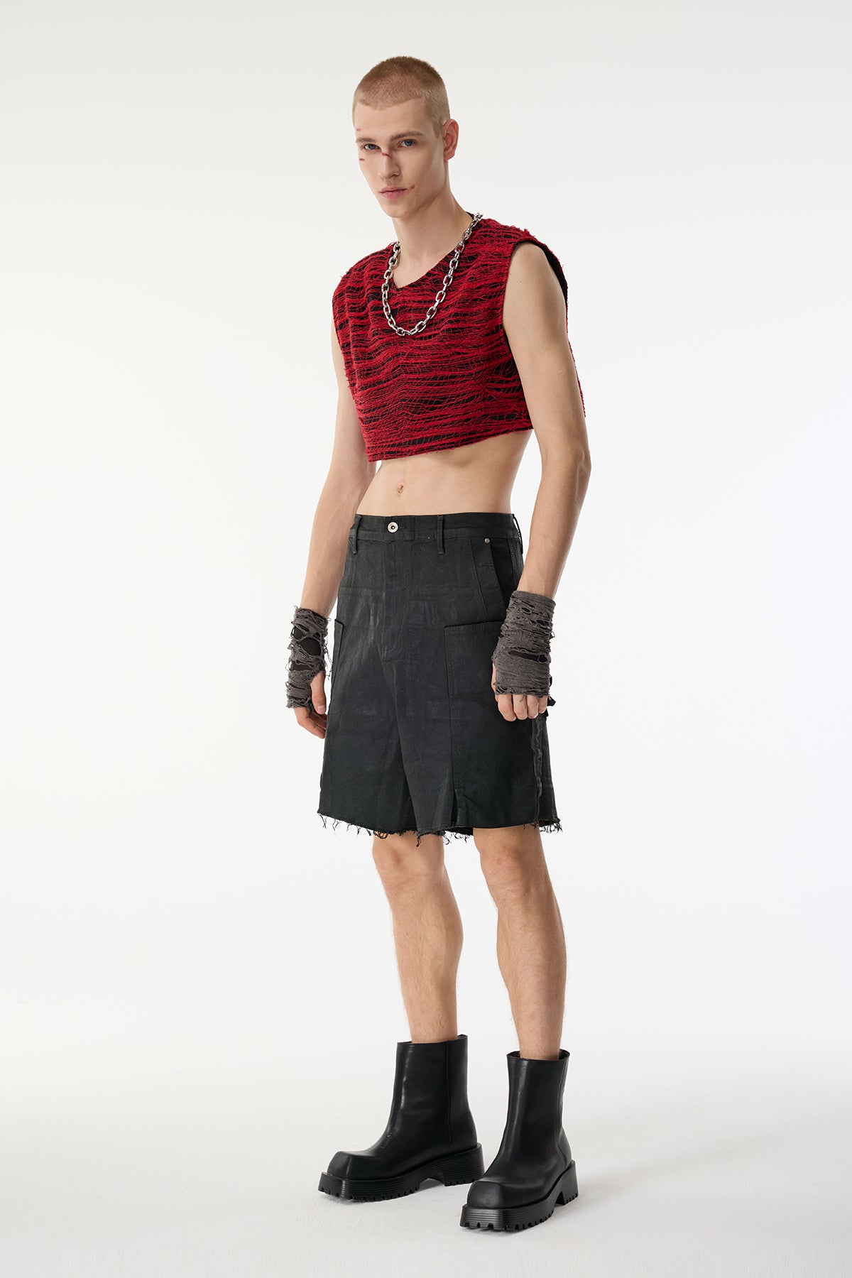 Flex Arc Sleeveless Crop Top