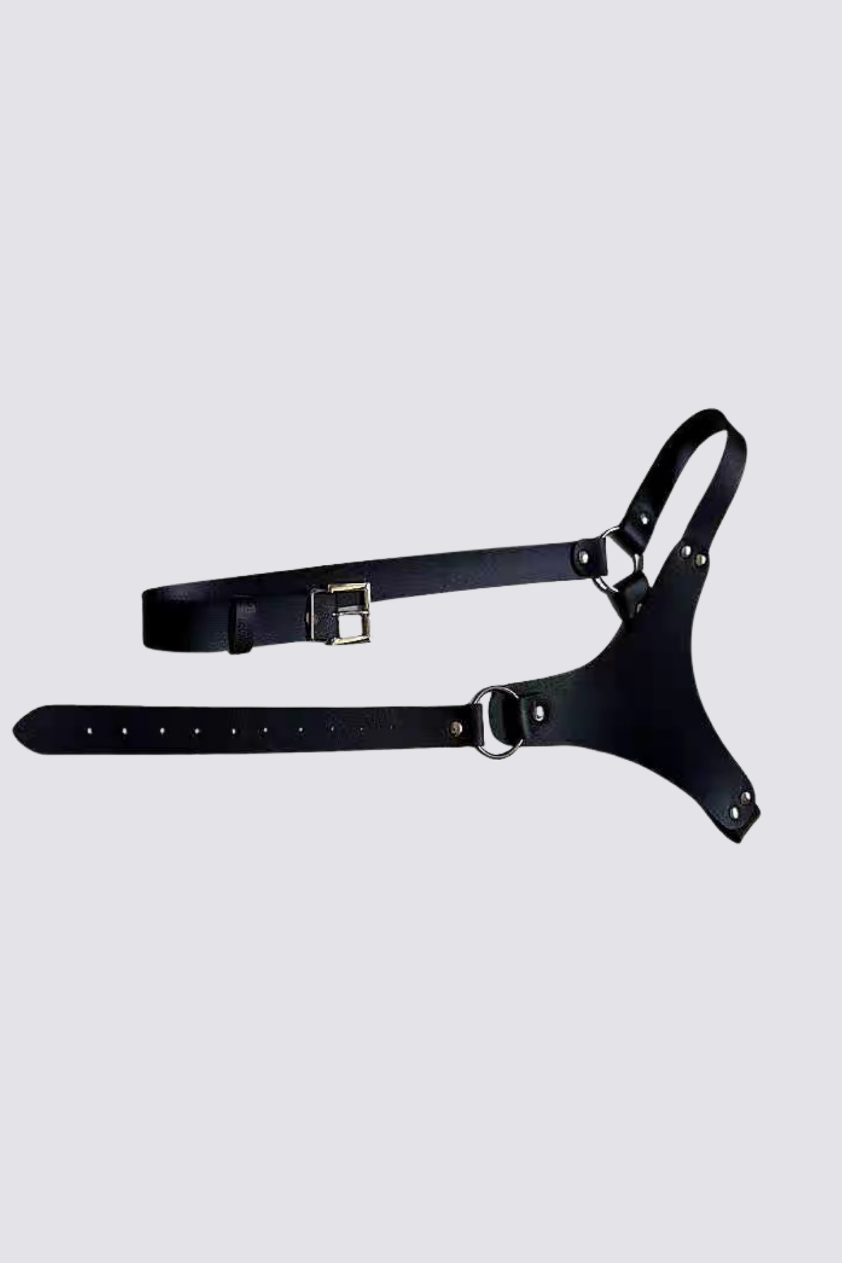 Flex Chain leren borstband