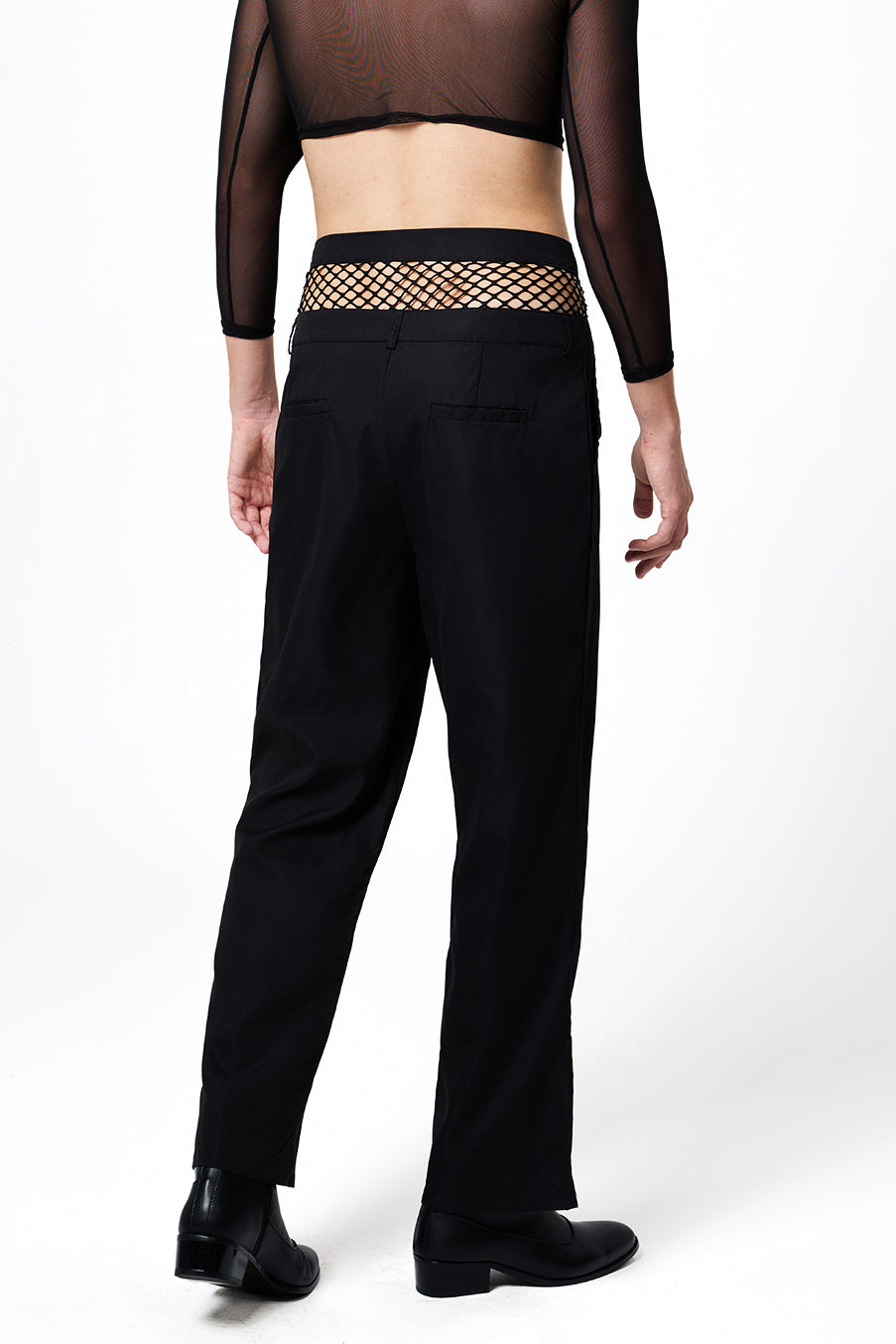 Flex Fitty Straight Low Rise Grid Pants