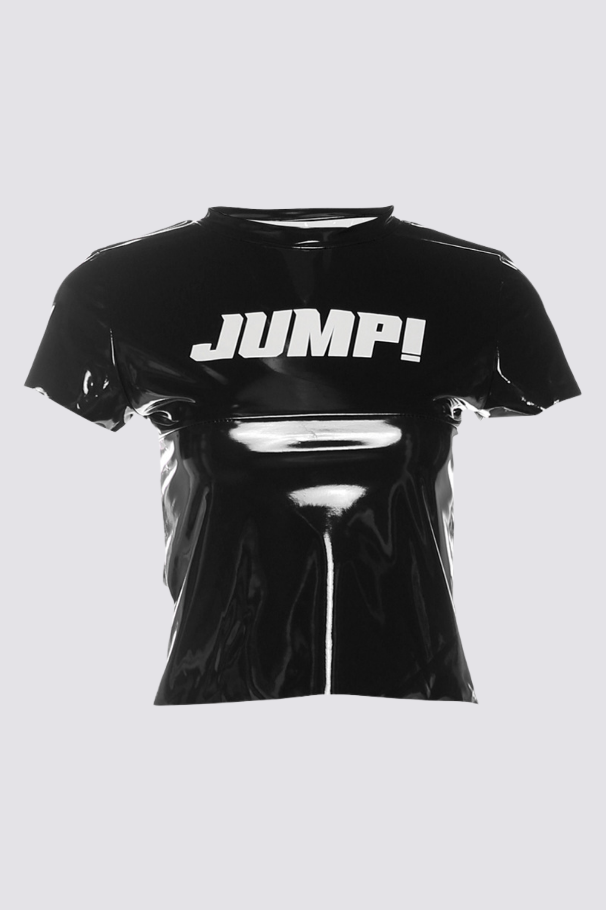 Flex Strap Leather Crop Top