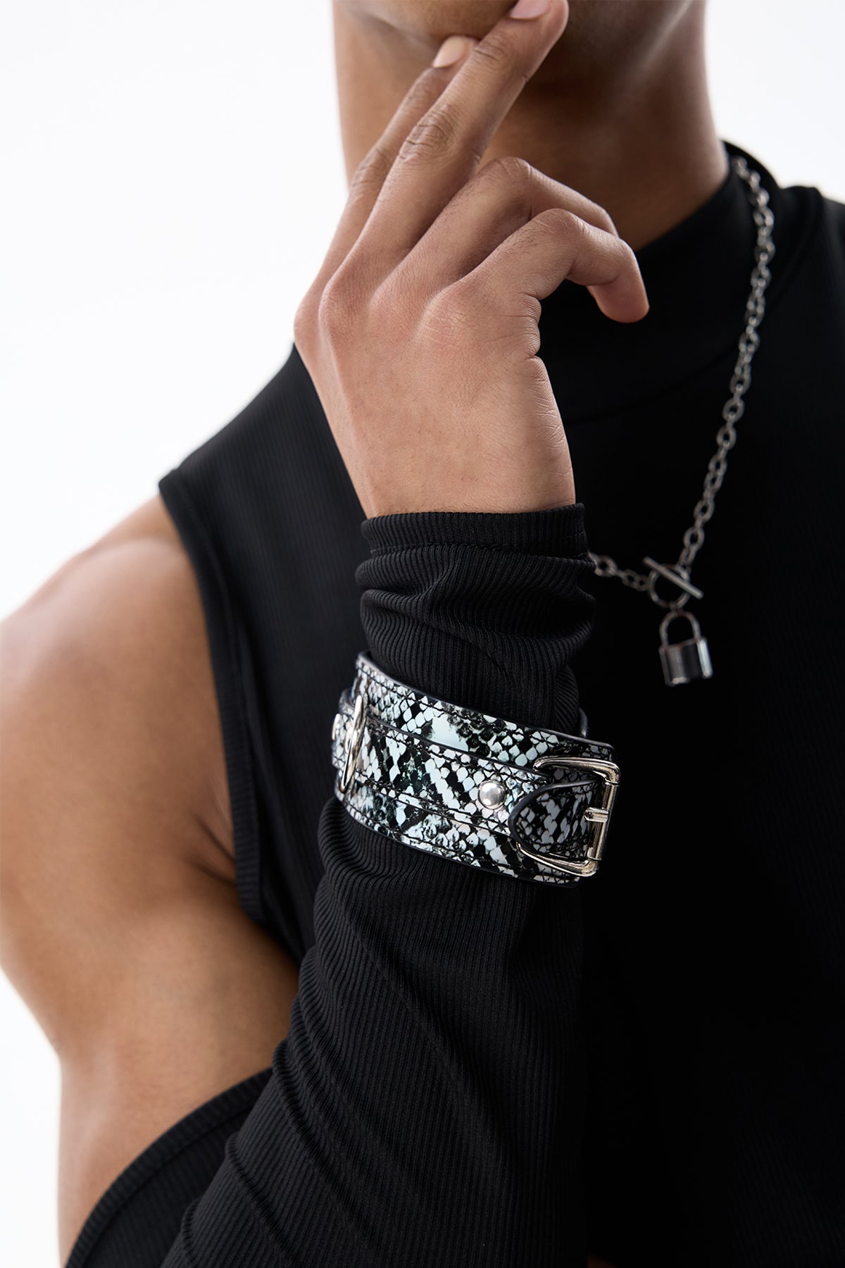 Flick Snakeskin Bracelet
