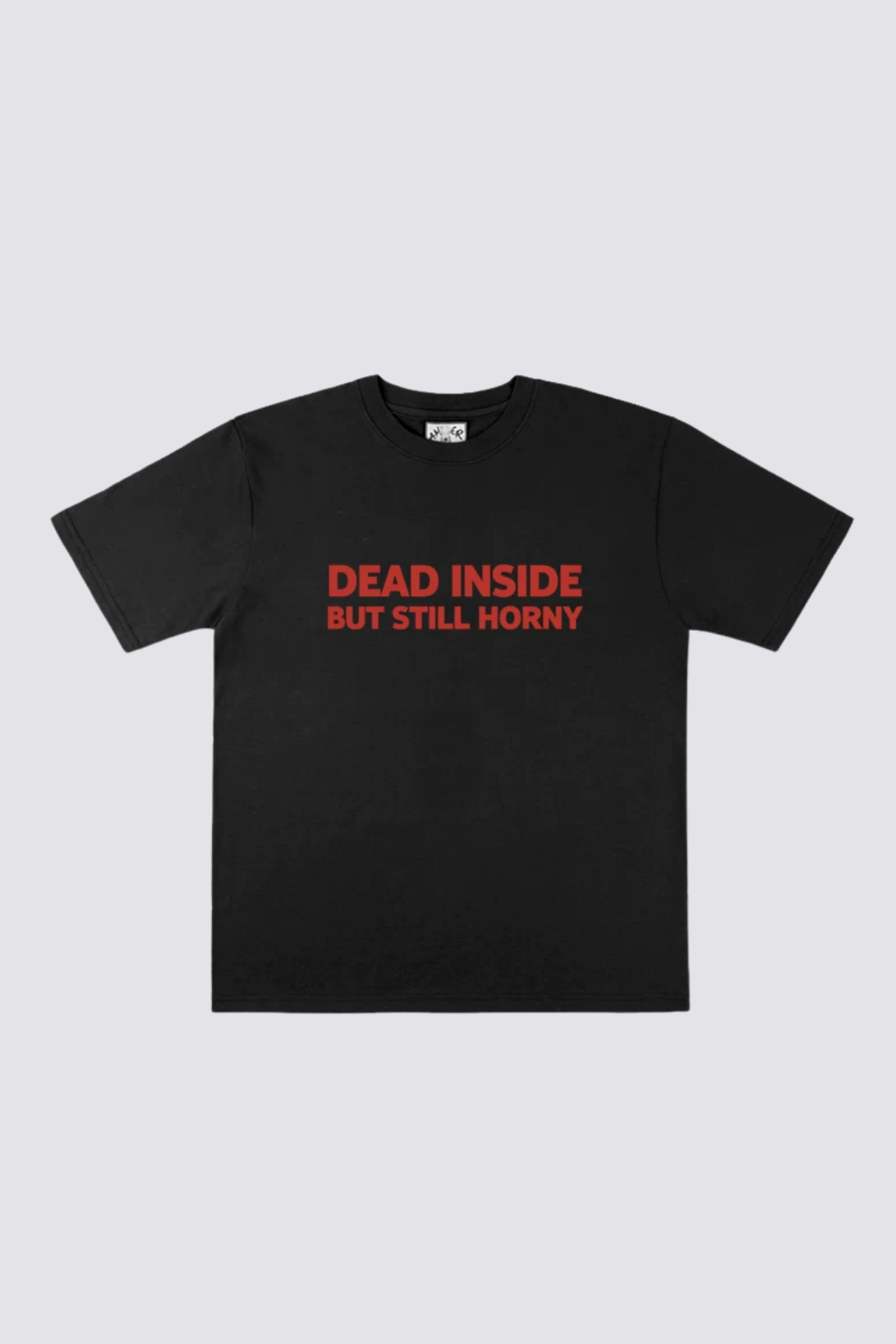 Fluid Graphic Print T-Shirt Black