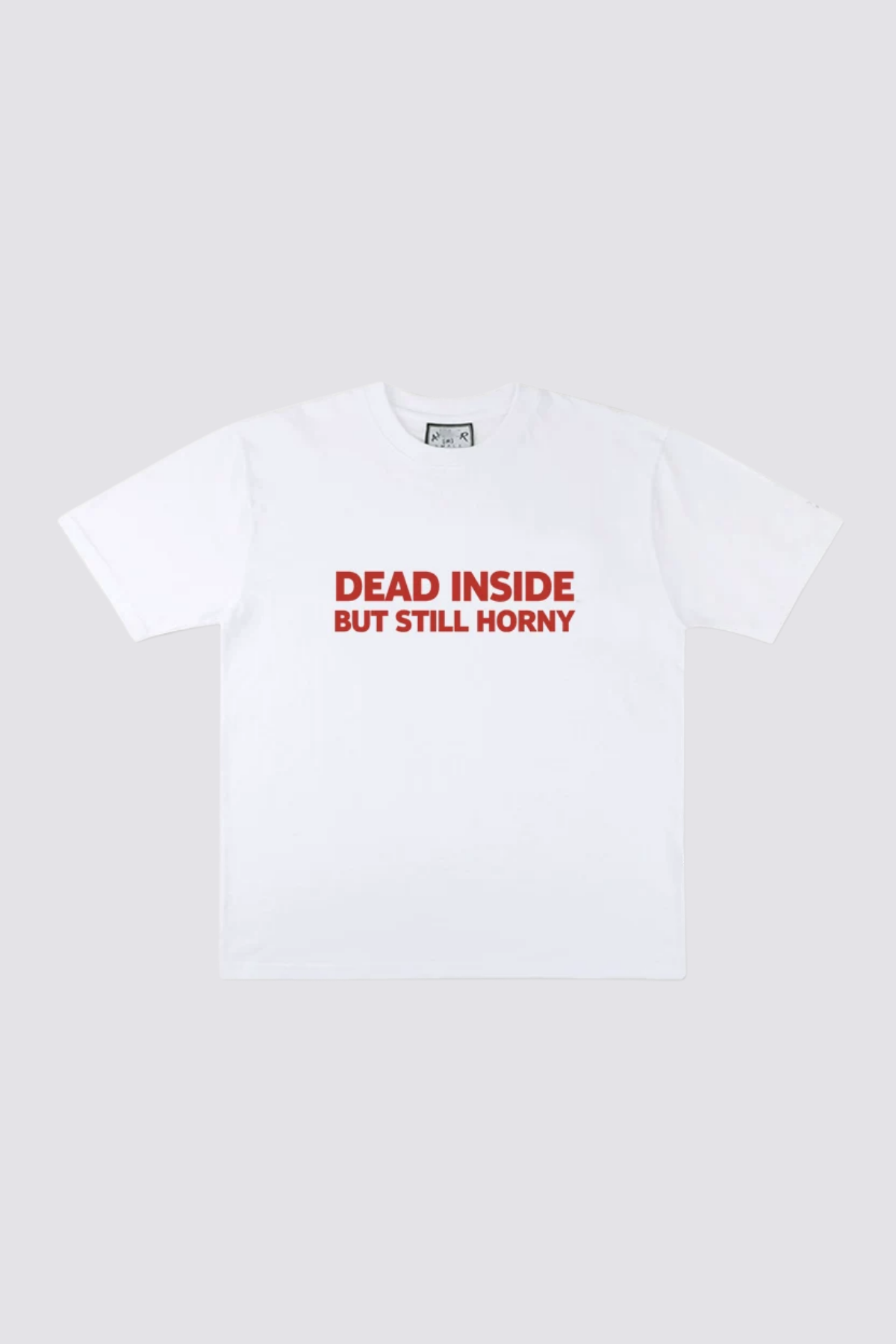 Fluid Graphic Print T-Shirt White