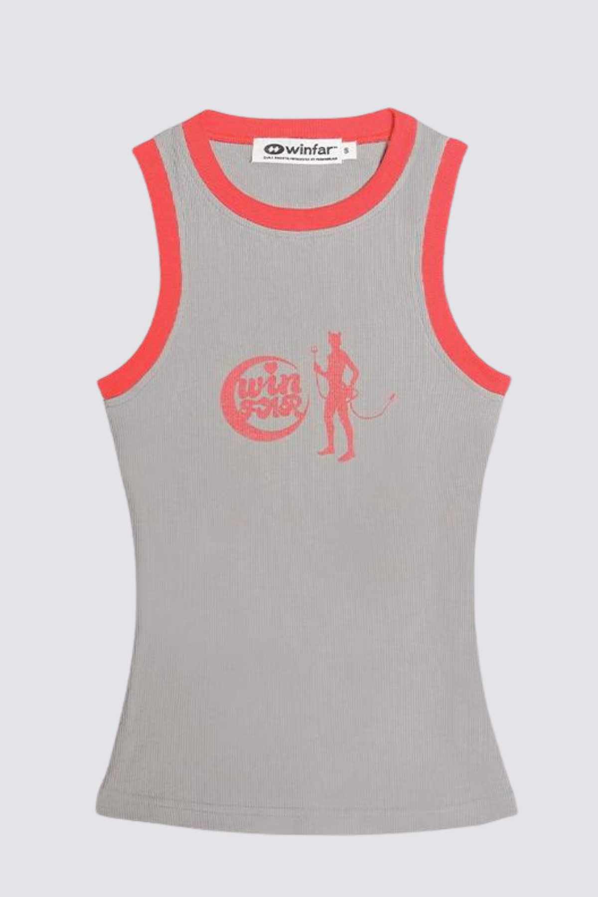 Fluid Shape Print Sleeveless Top