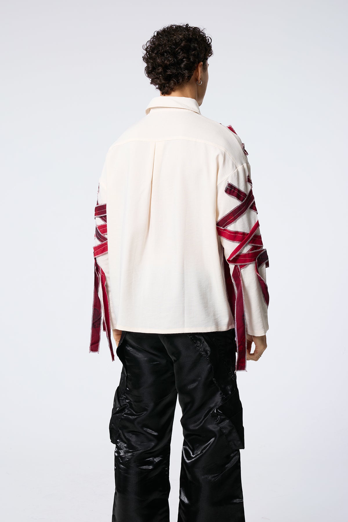 Form Flicker Fringe Long Sleeve Shirts