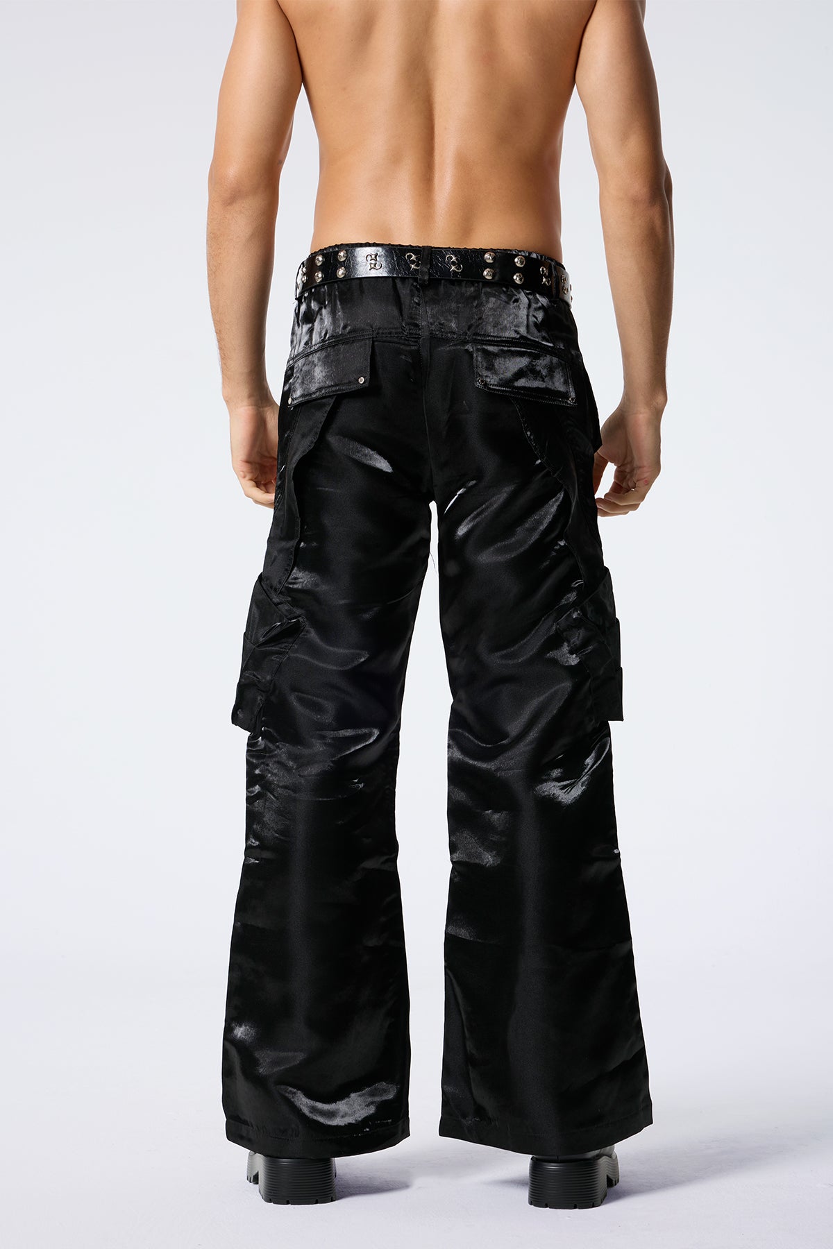 Frame Shot Leather Bootcut Pants