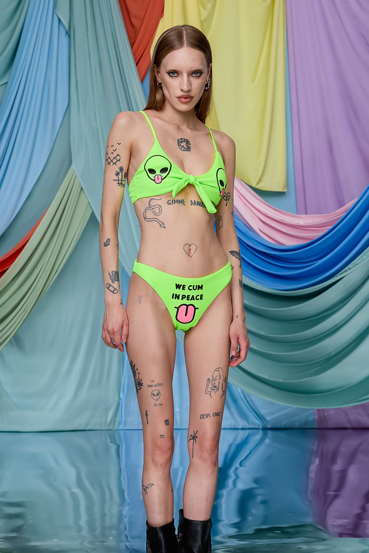 Fresh Lift Print Bikini Two Piece Set