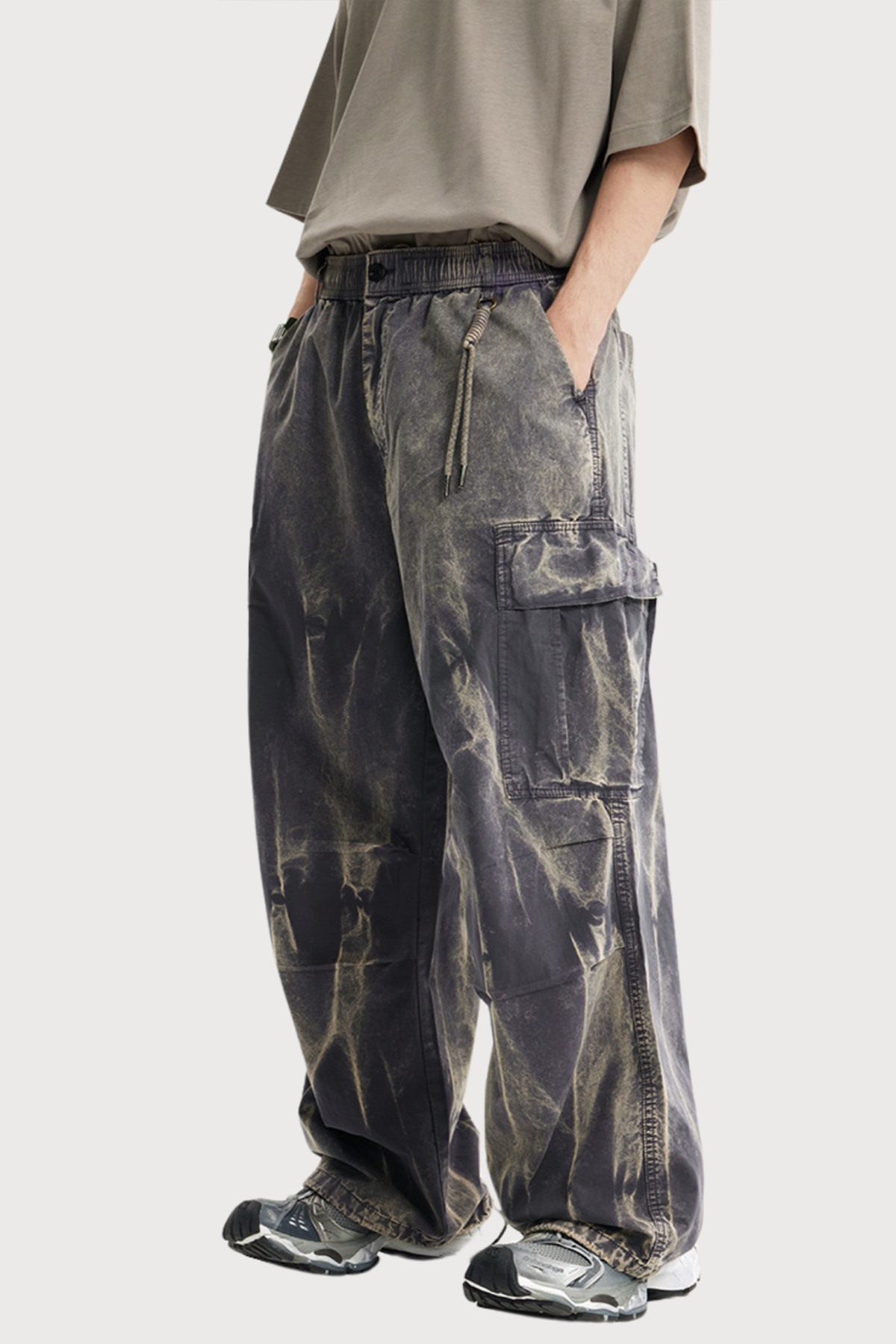 Fresh Cut Ruched Straight Pants