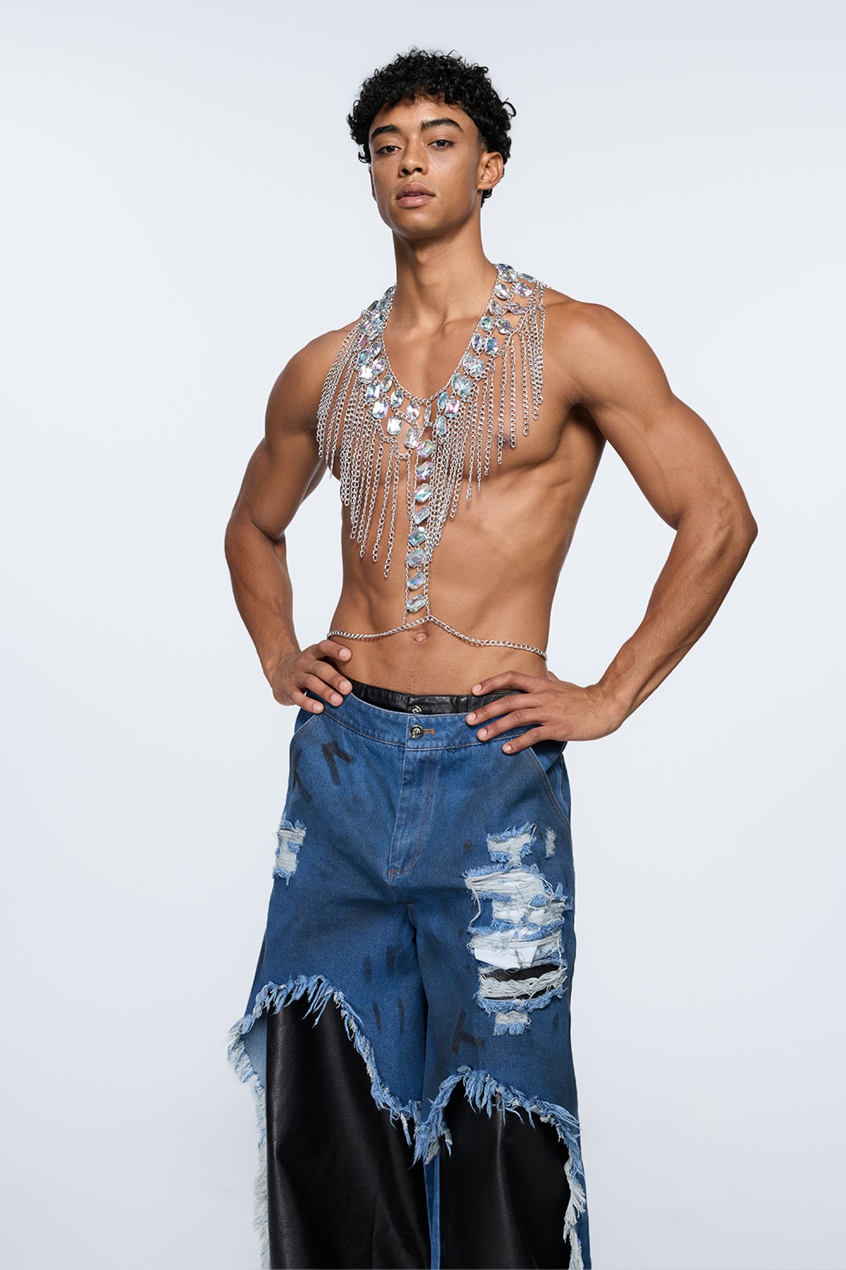 Gem Crystal Chain Top