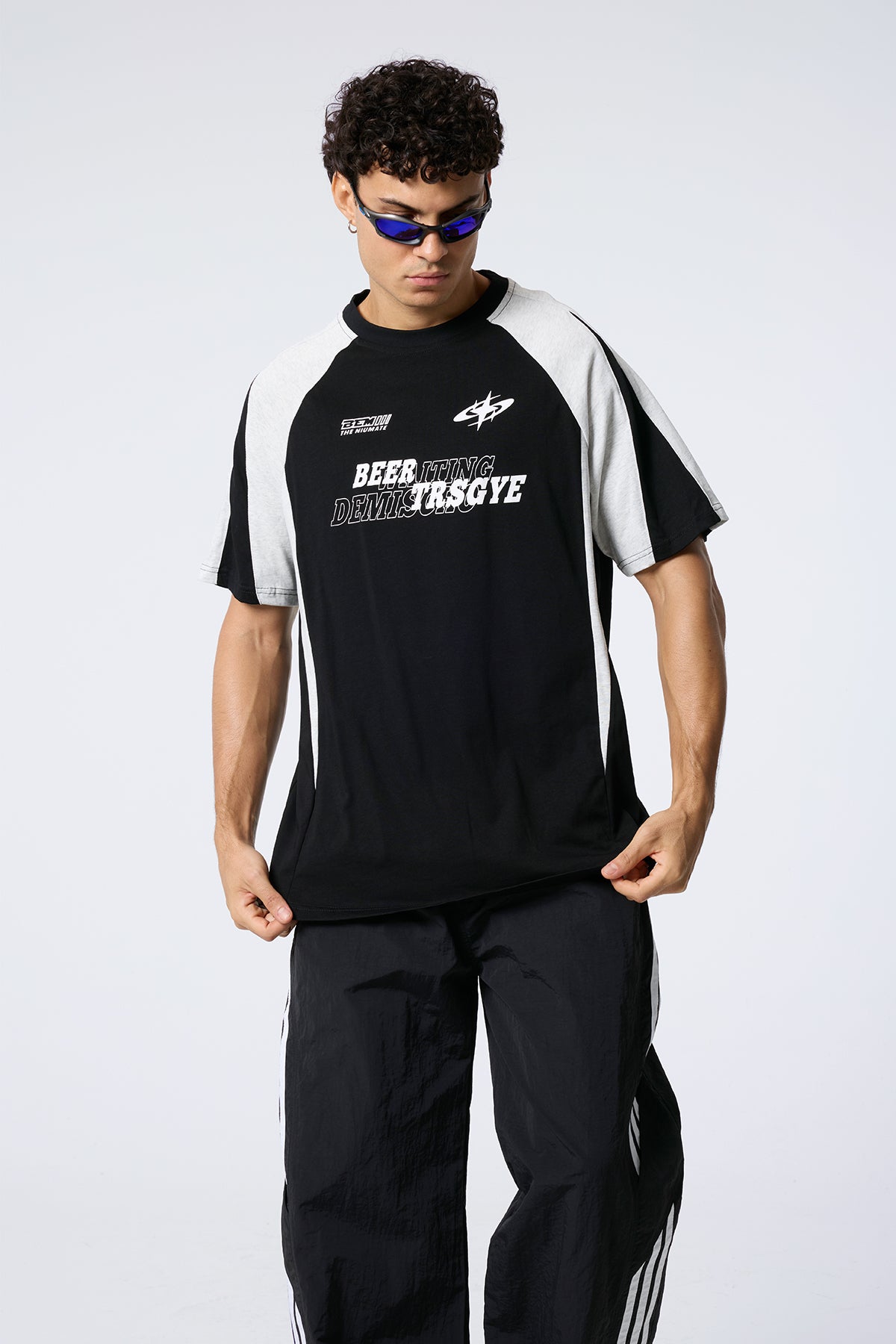 Ghost Repeat Print Top