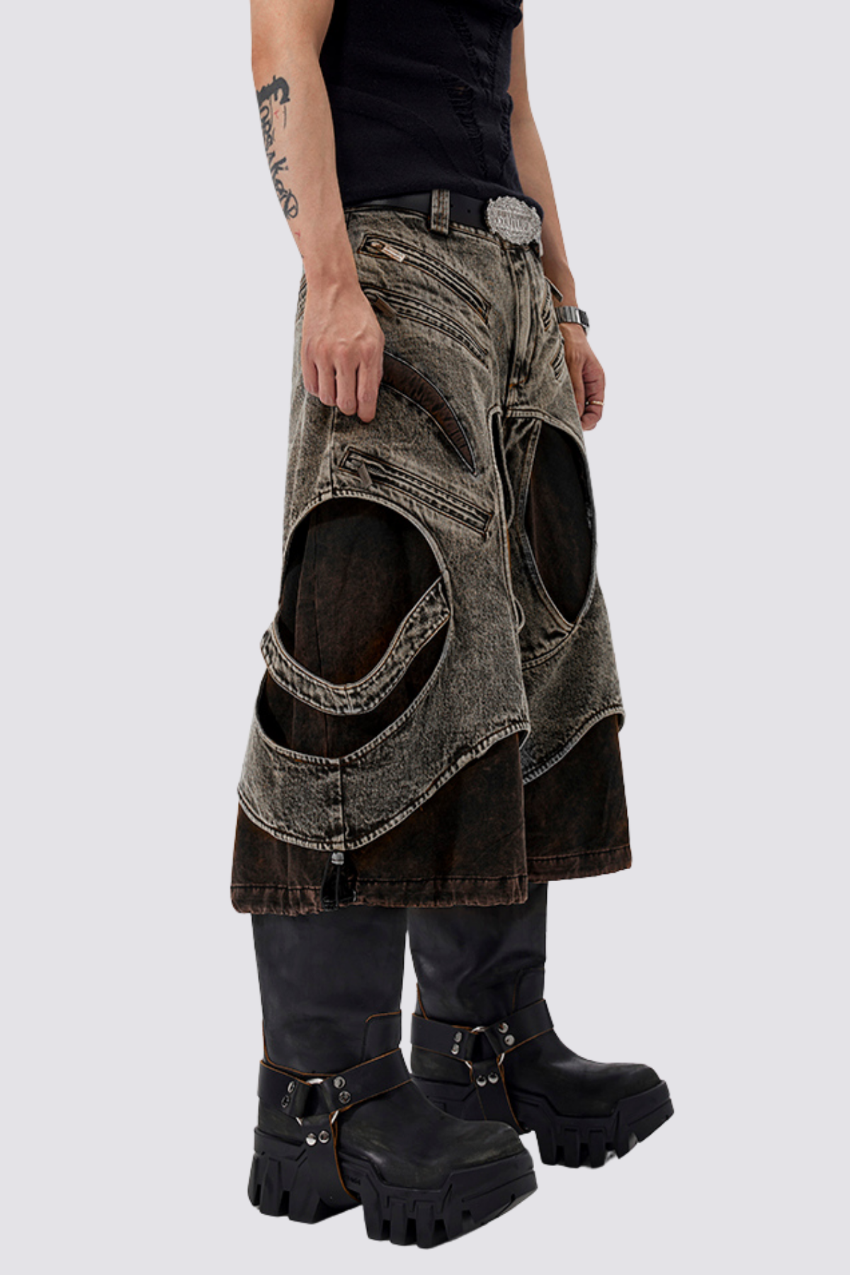 Ghost Road Denim Shorts