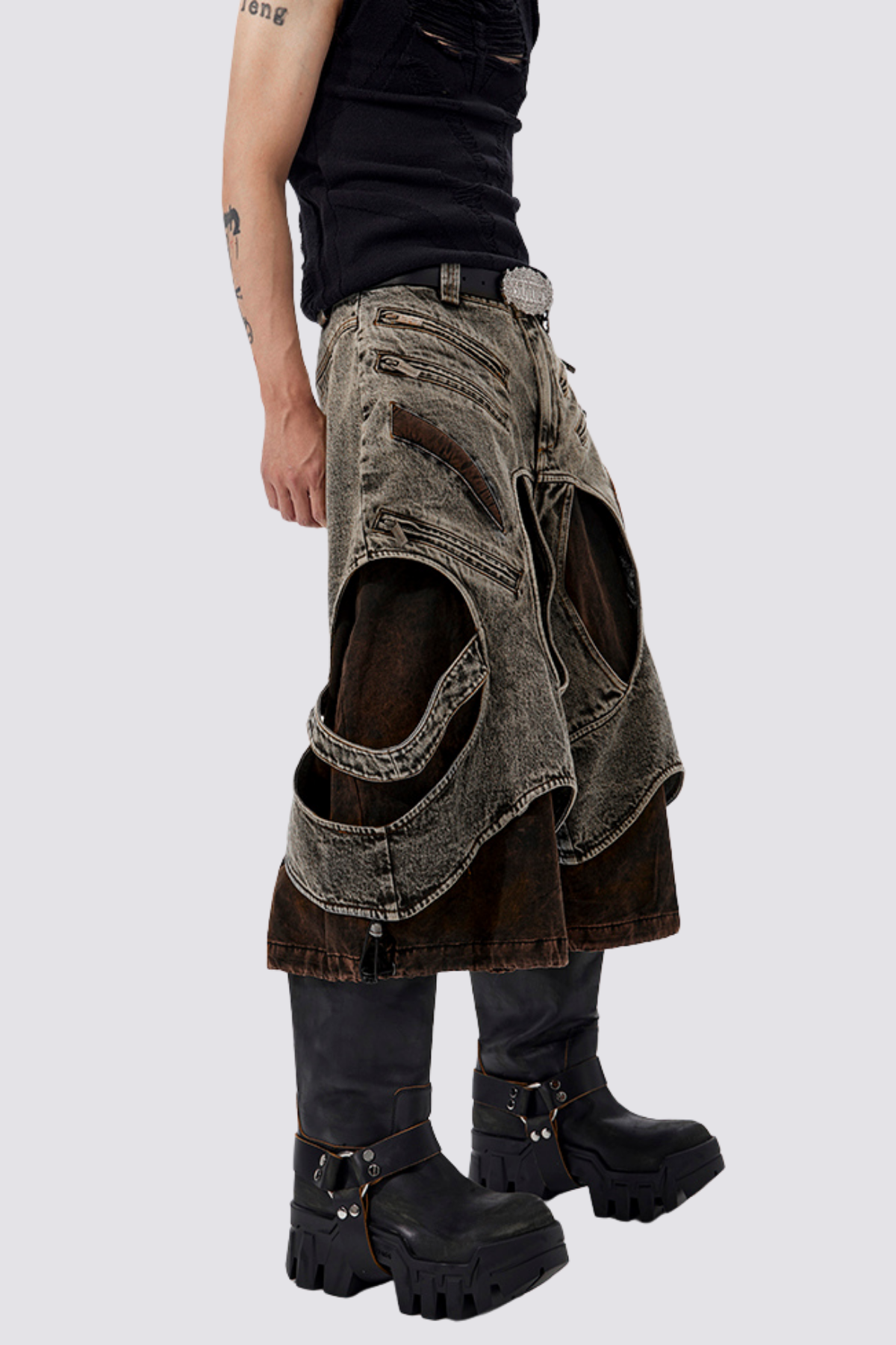 Ghost Road Denim Shorts