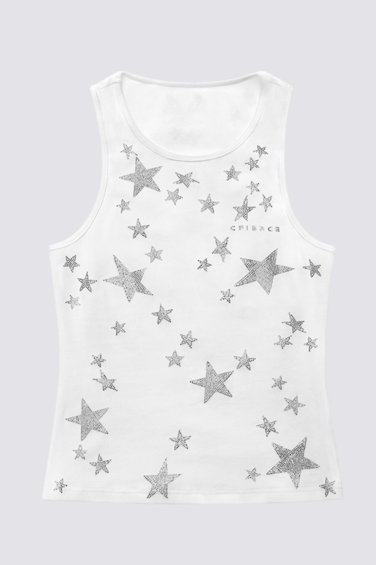 Glimmer Shine Star Diamond Sleeveless Top