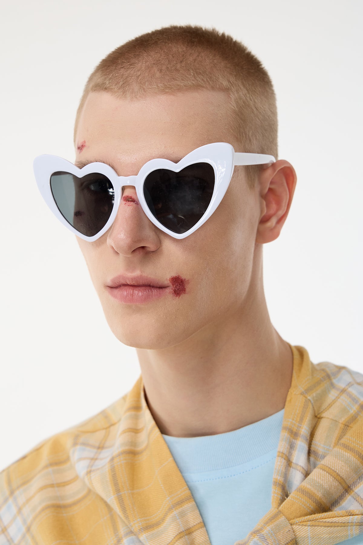 Glitch Mood Sunglasses White