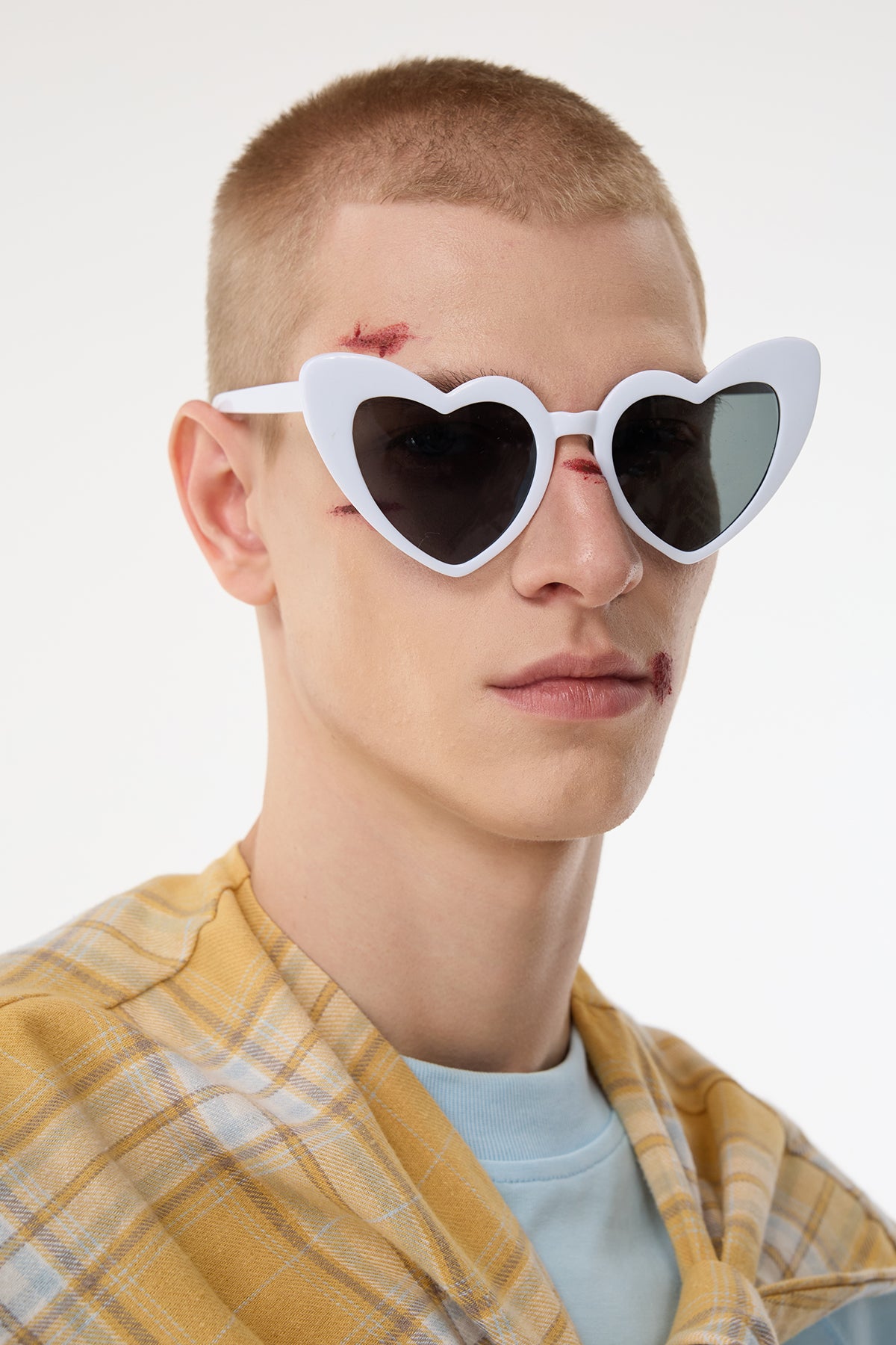 Glitch Mood Sunglasses White
