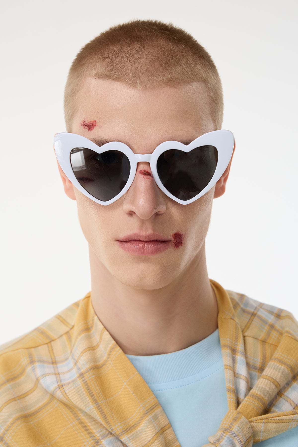 Glitch Mood Sunglasses White