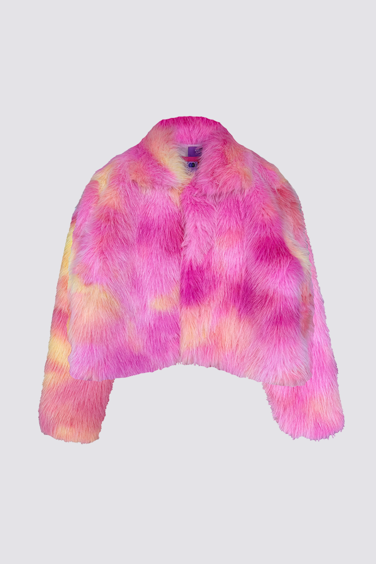 Glitter Pact Fur Crop Jacket