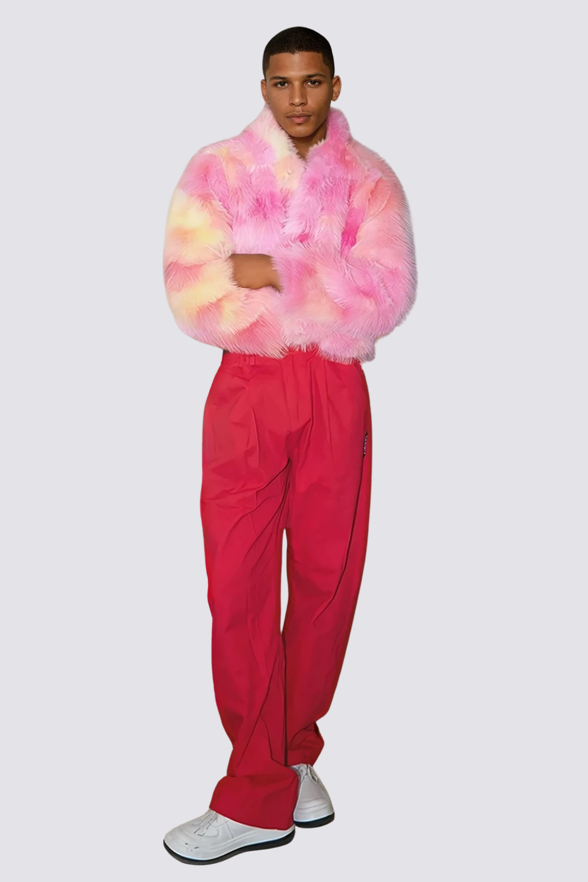 Glitter Pact Fur Crop Jacket