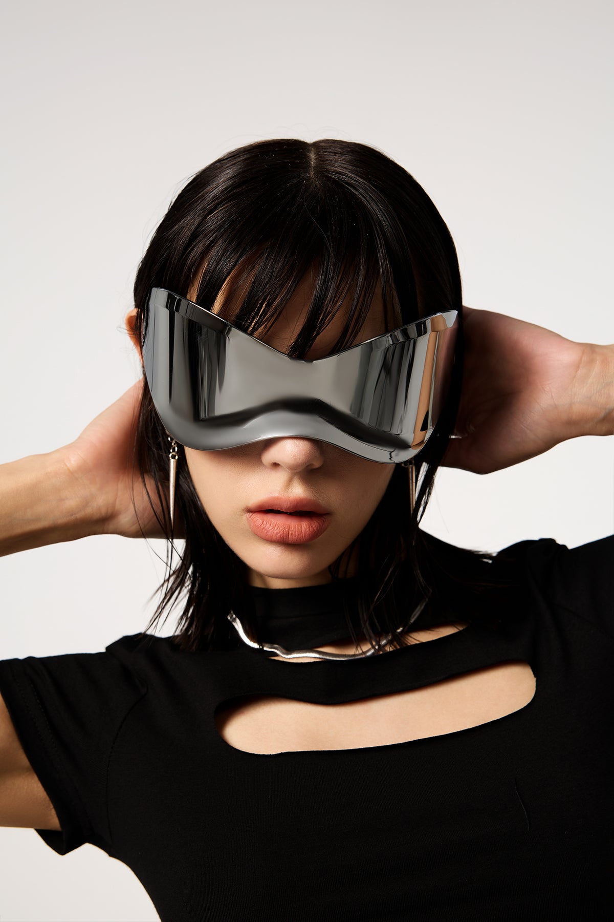 Gloom Visor One Piece Punk Y2K Sunglasses