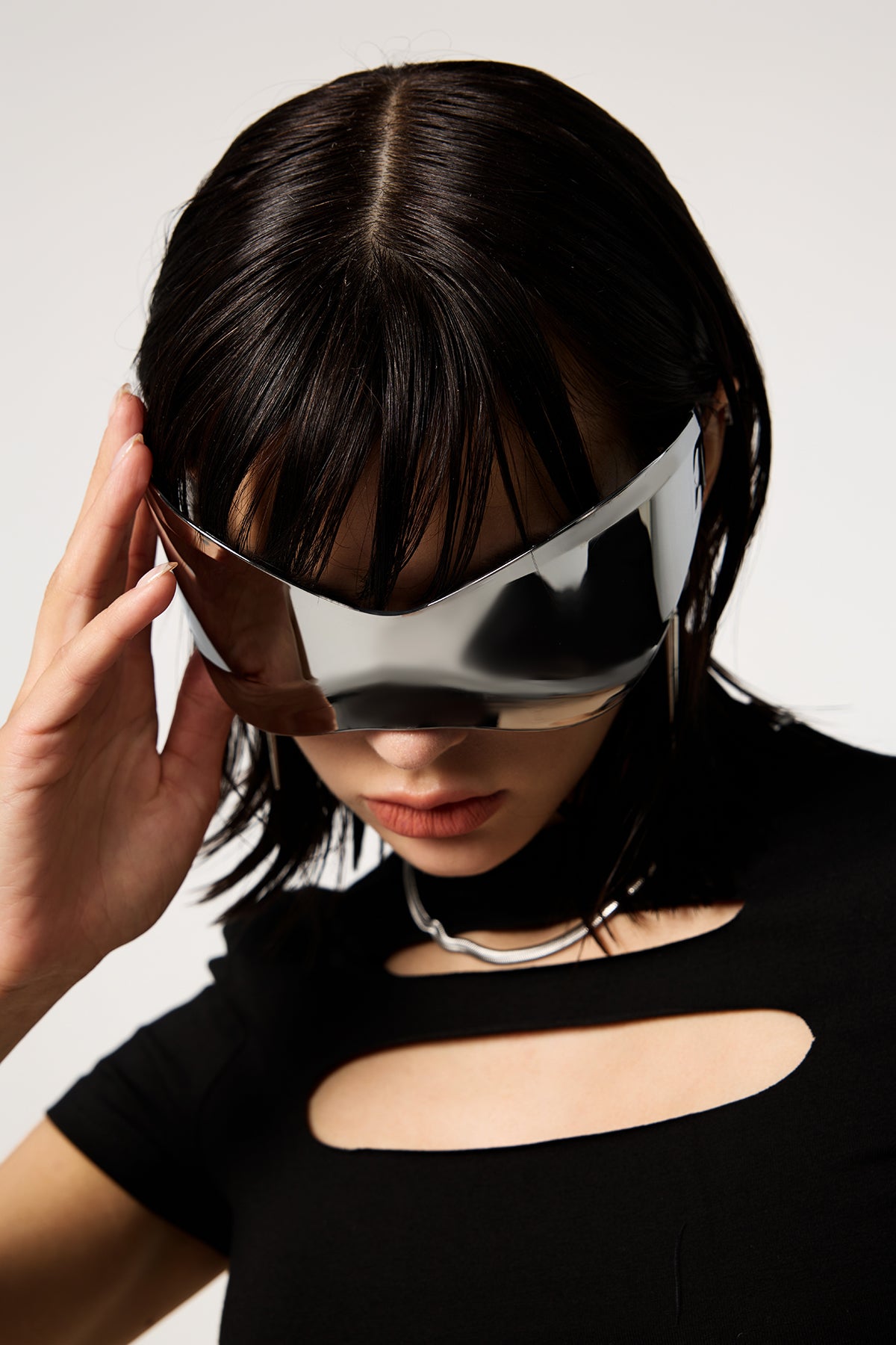 Gloom Visor One Piece Punk Y2K Sunglasses