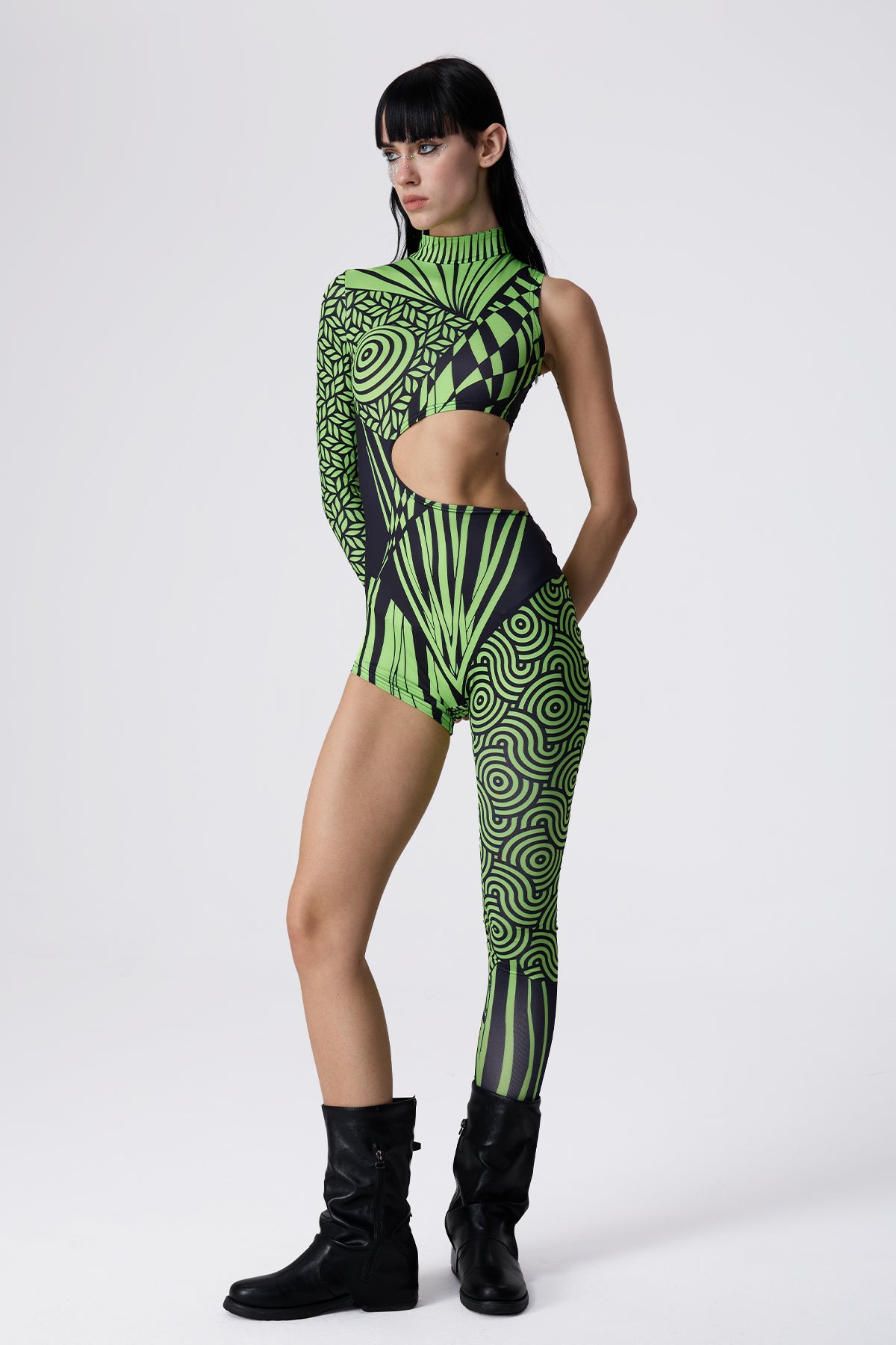 Gloss Vibe One Shoulder Jumpsuit