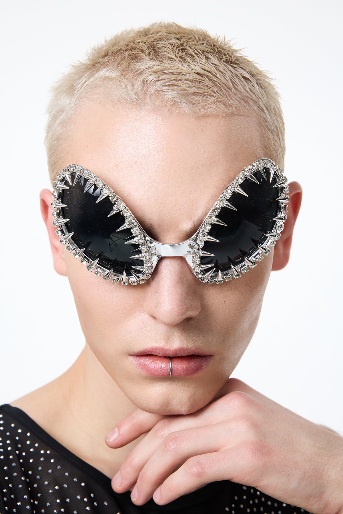 Glow Curve Metal Sunglasses