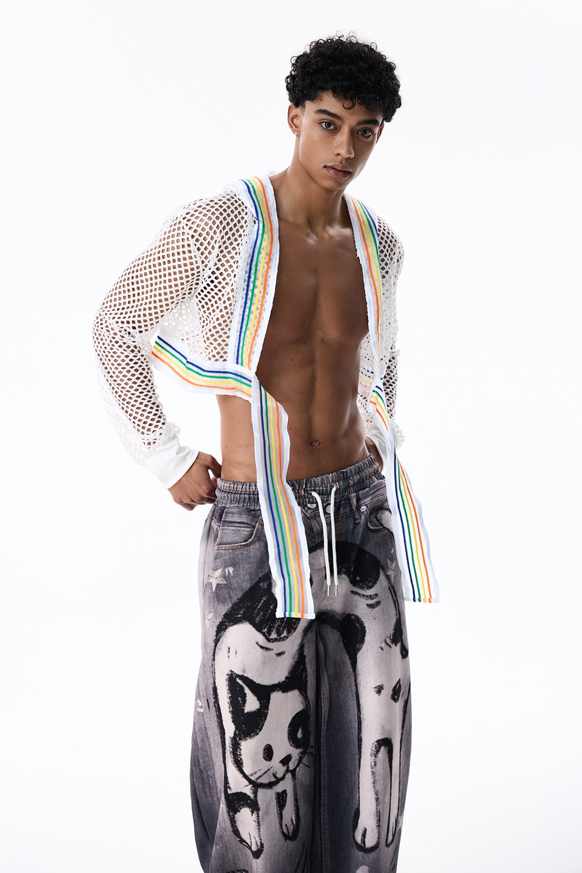 Glow Equal Cutout Long Sleeve Hooded Jacket