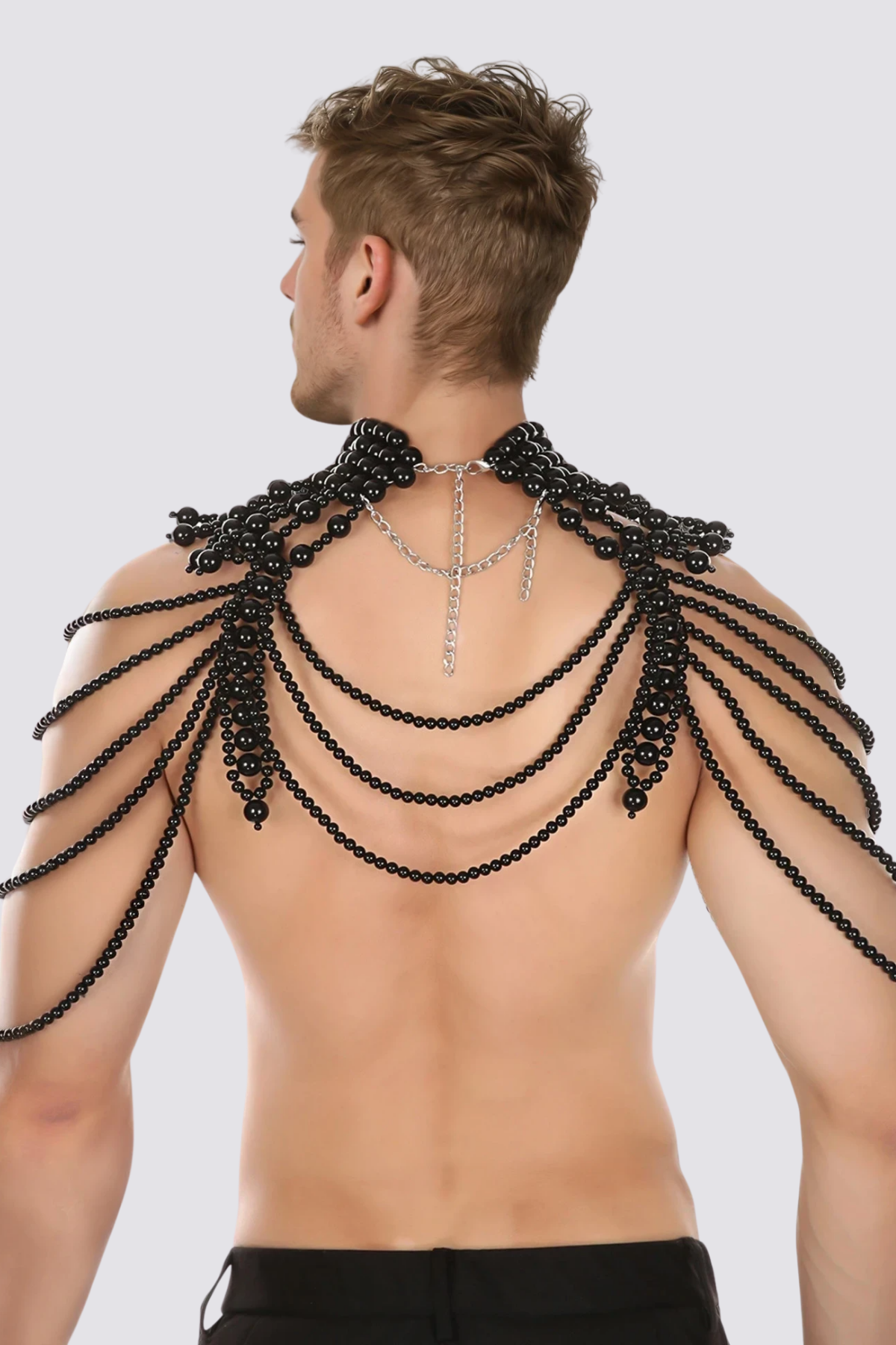 Glow Merge Pearl Vest Black