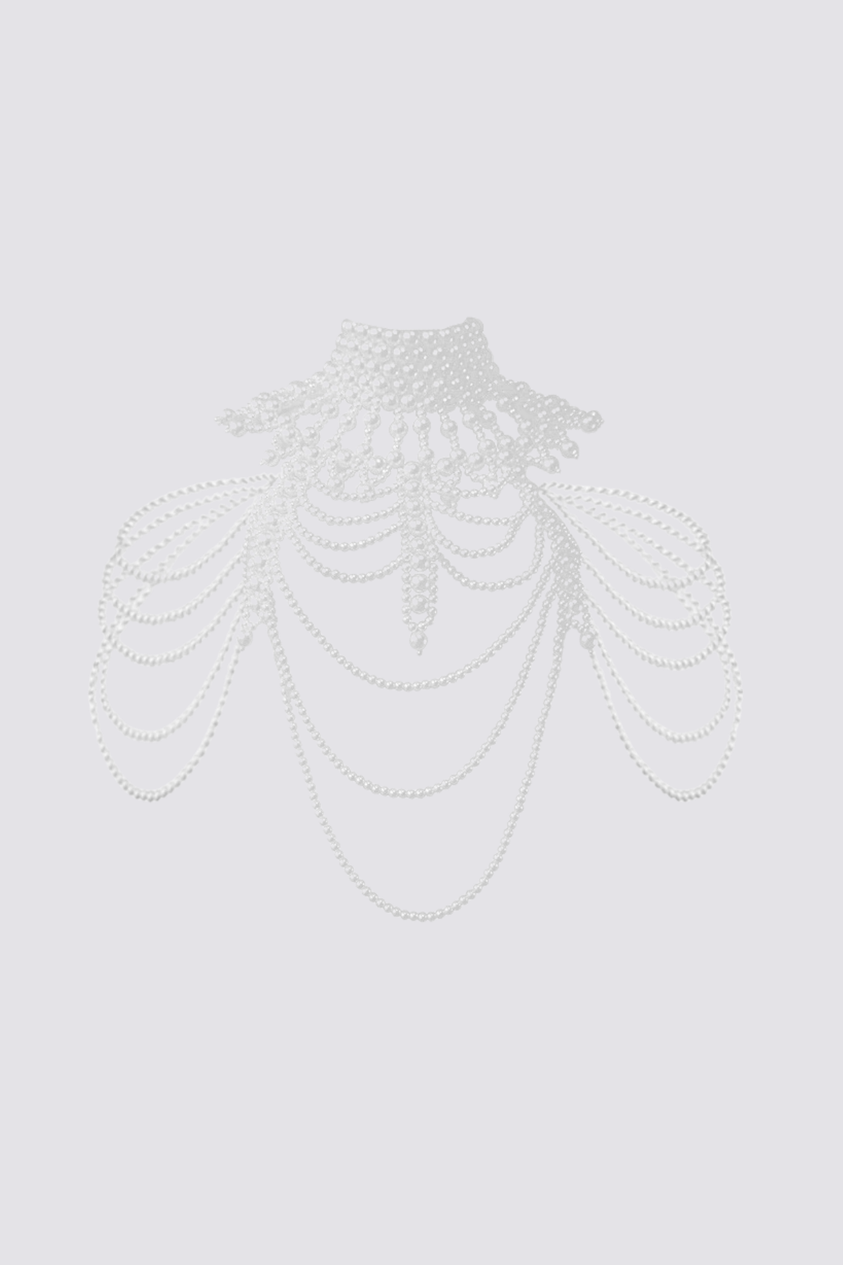 Glow Merge Pearl Vest White