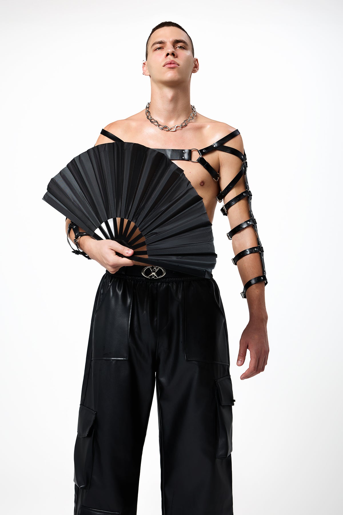 Grace Spin Kung Fu Plastic Fans